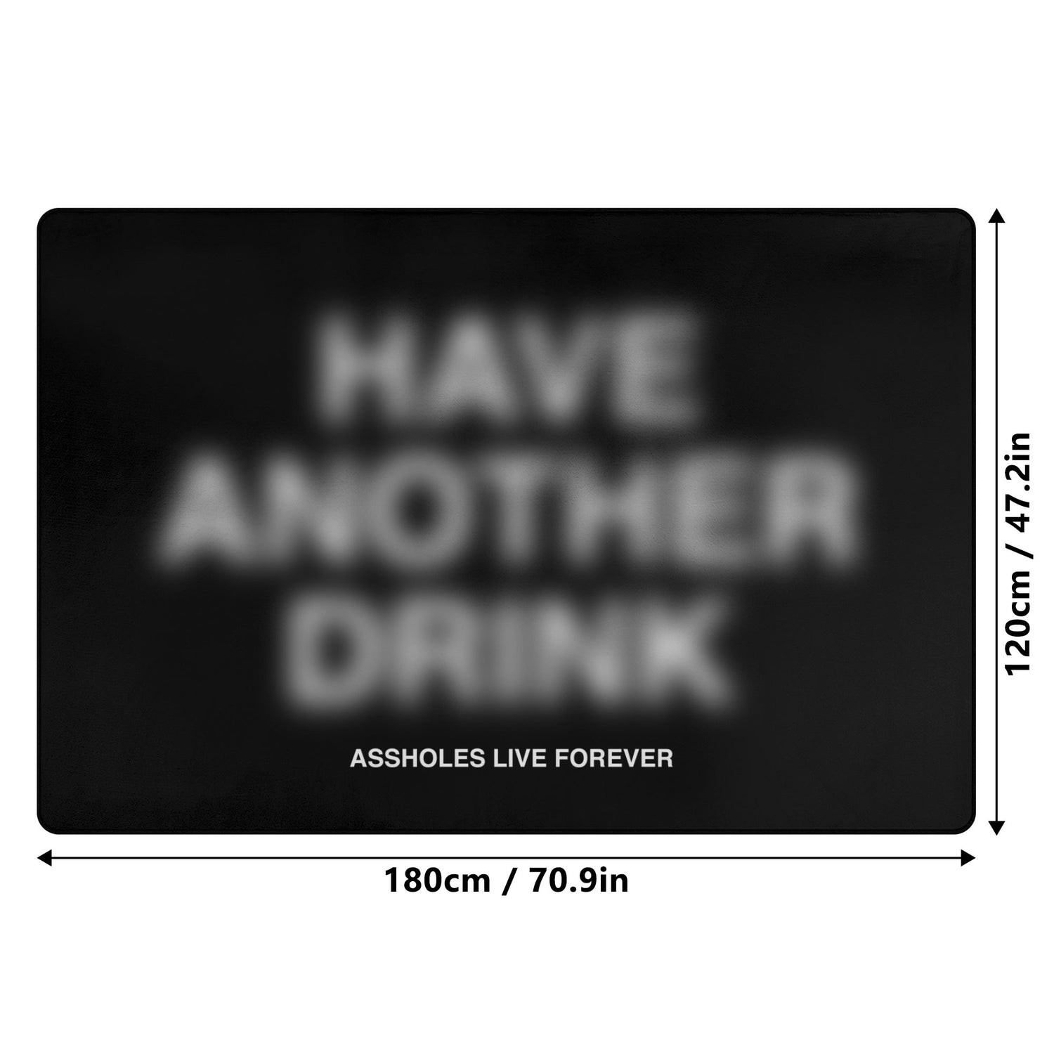 Living Room Rug - HAVE ANOTHER DRINK