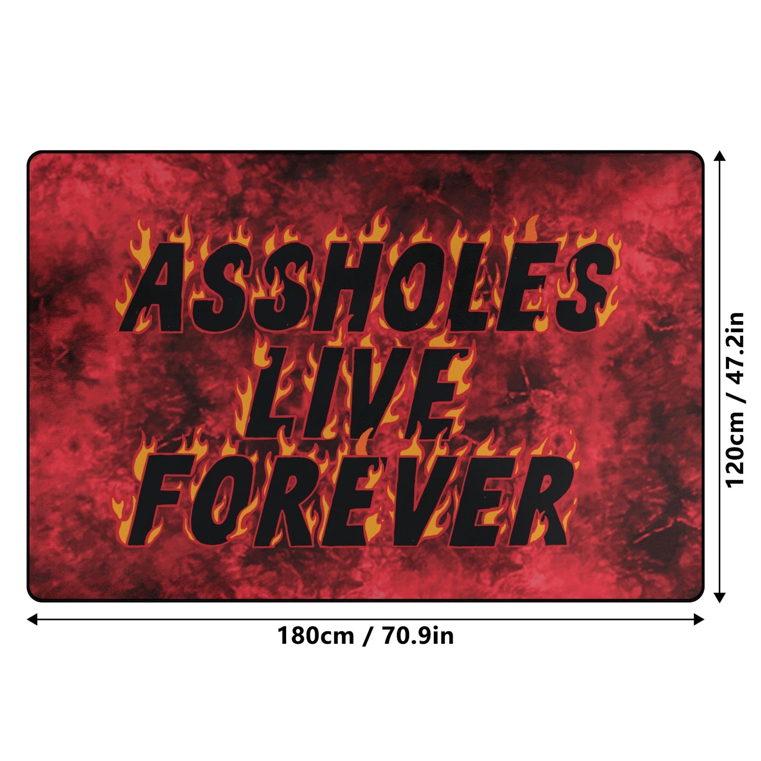 Living Room Rug - ALF Flames