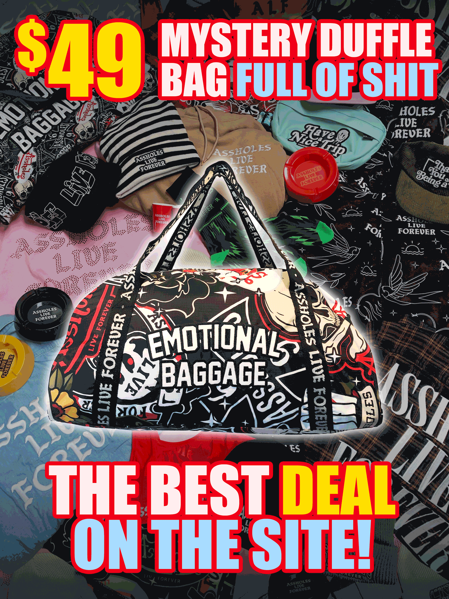 Duffle Bag Full of Stuff - Mystery Box