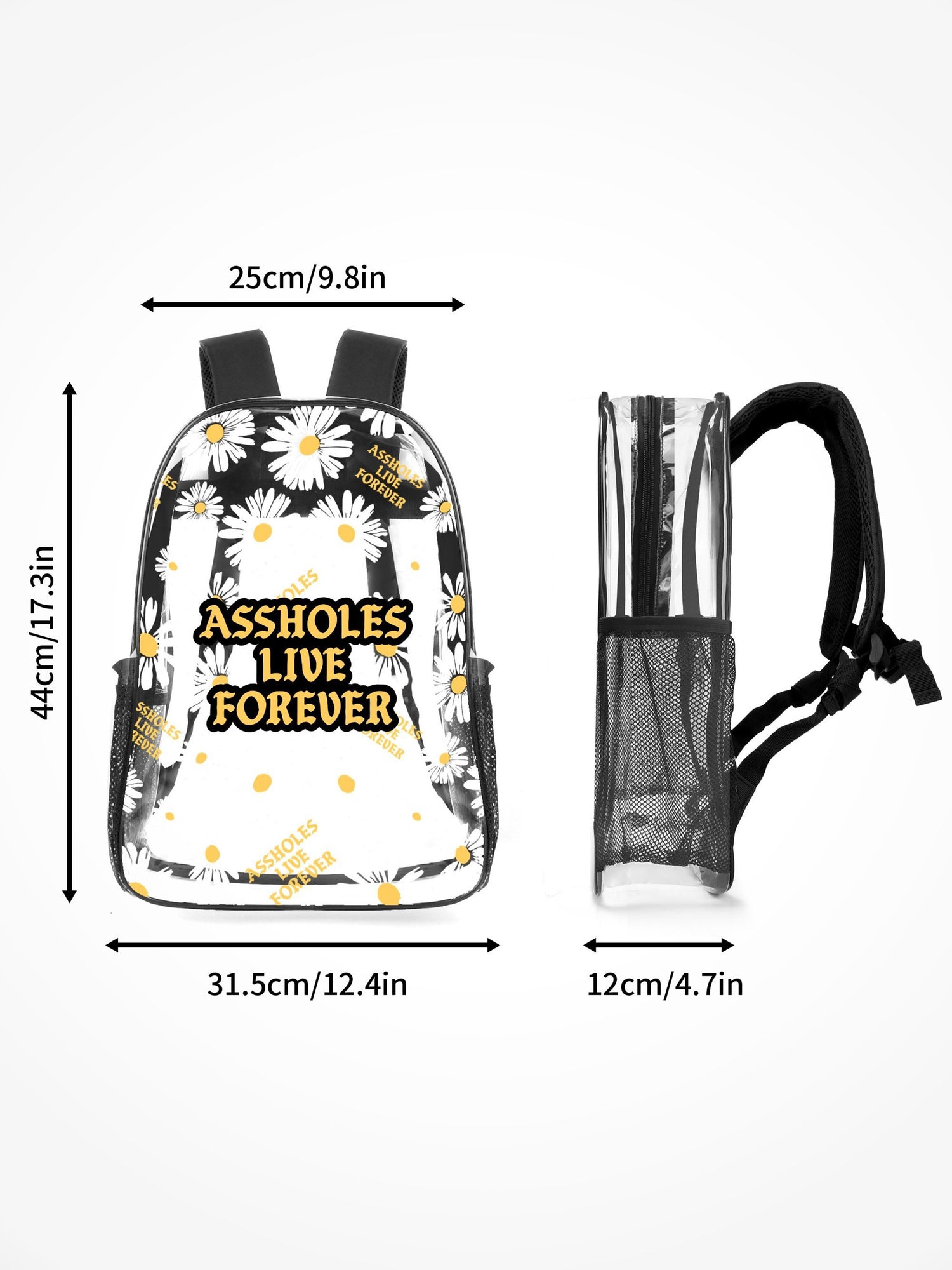 Transparent Backpack - ALF Daisy