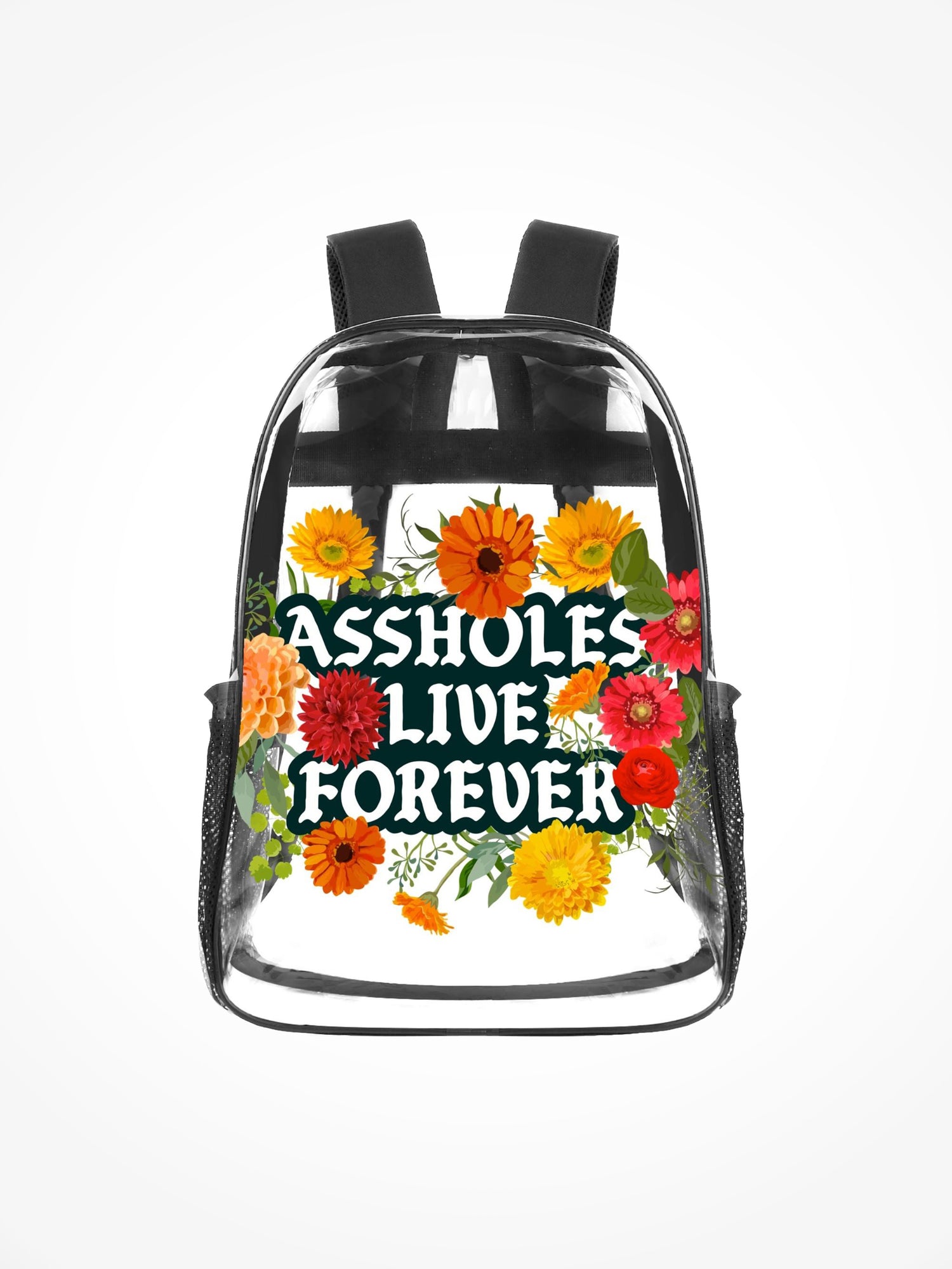 Transparent Backpack - ALF Flowers