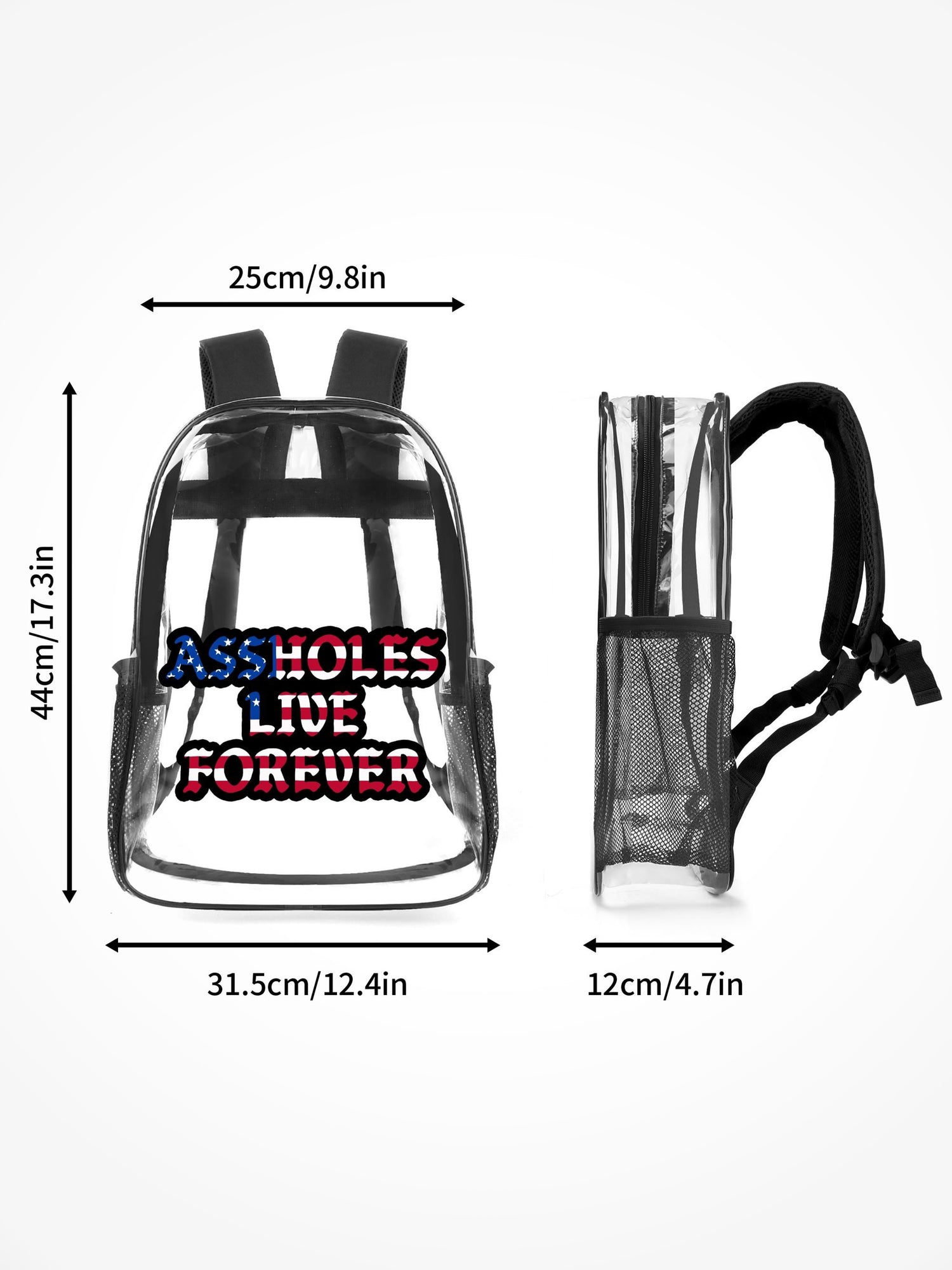 Transparent Backpack - ALF Flag