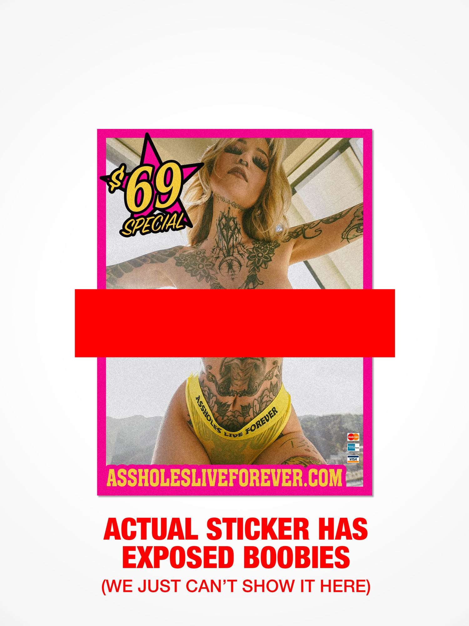 Hannah - Vegas Call Girl Sticker