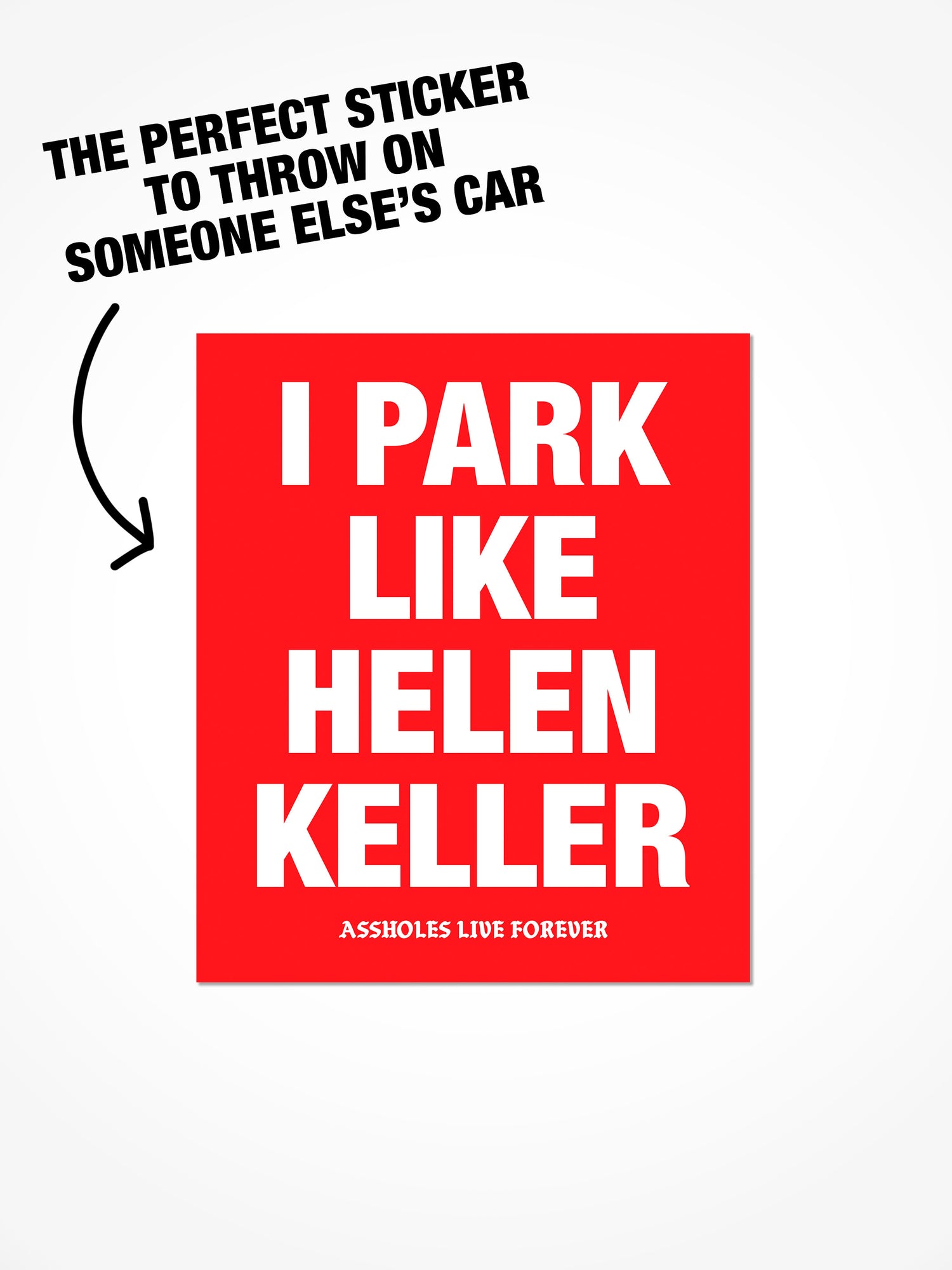 Helen Keller Sticker