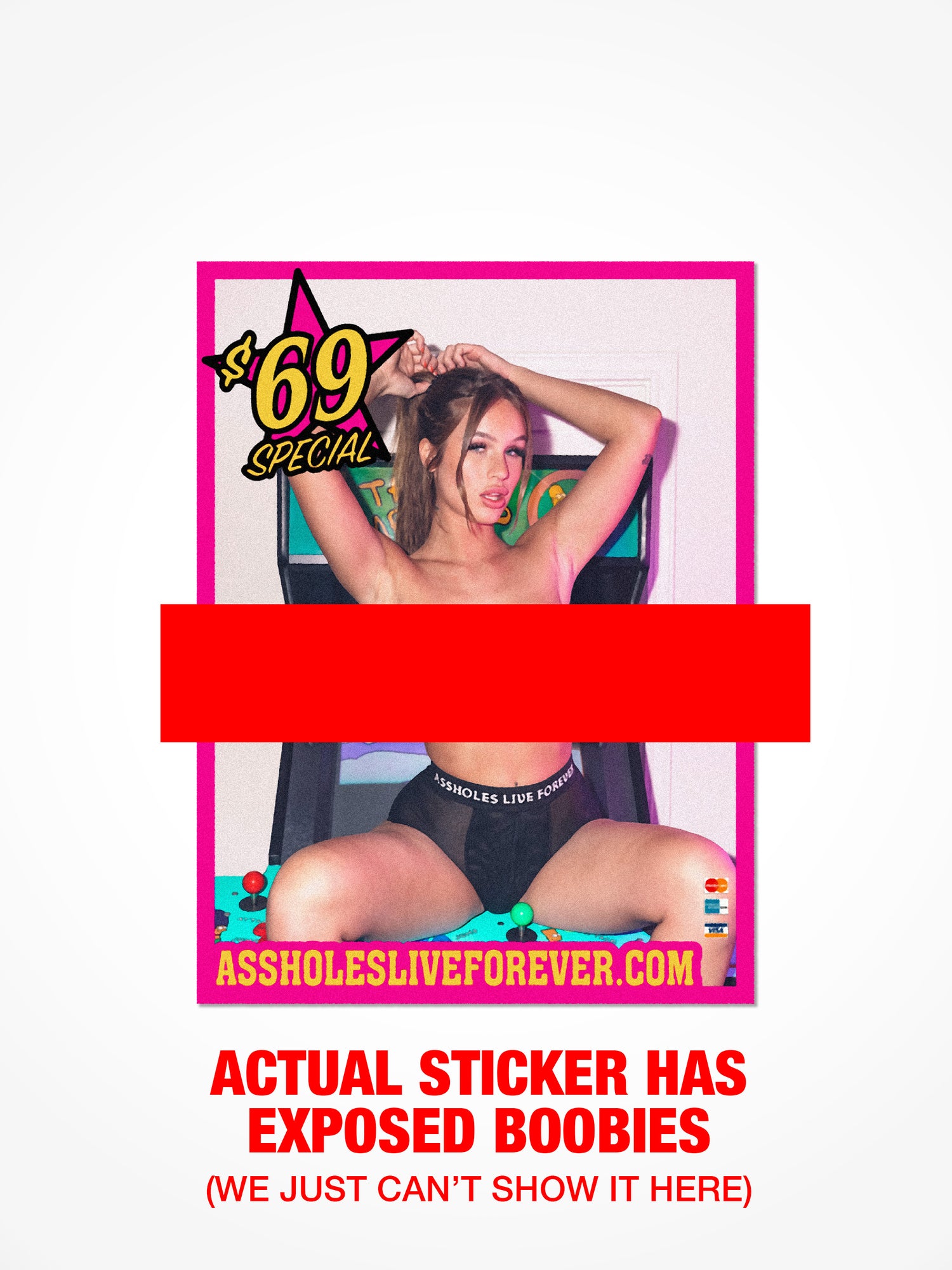 Sky Bri - Vegas Call Girl Sticker