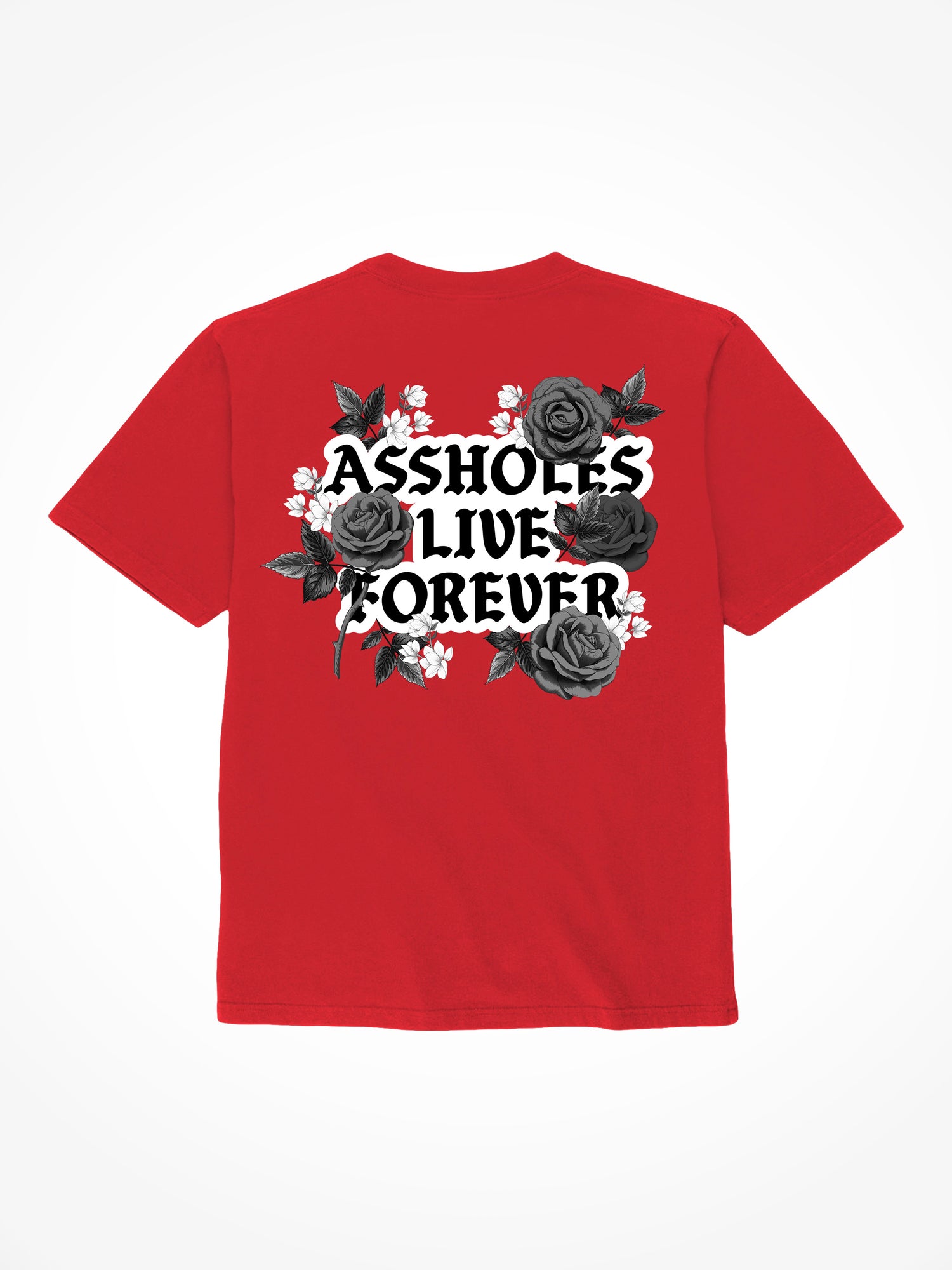 ALF Black Roses - Red T-Shirt