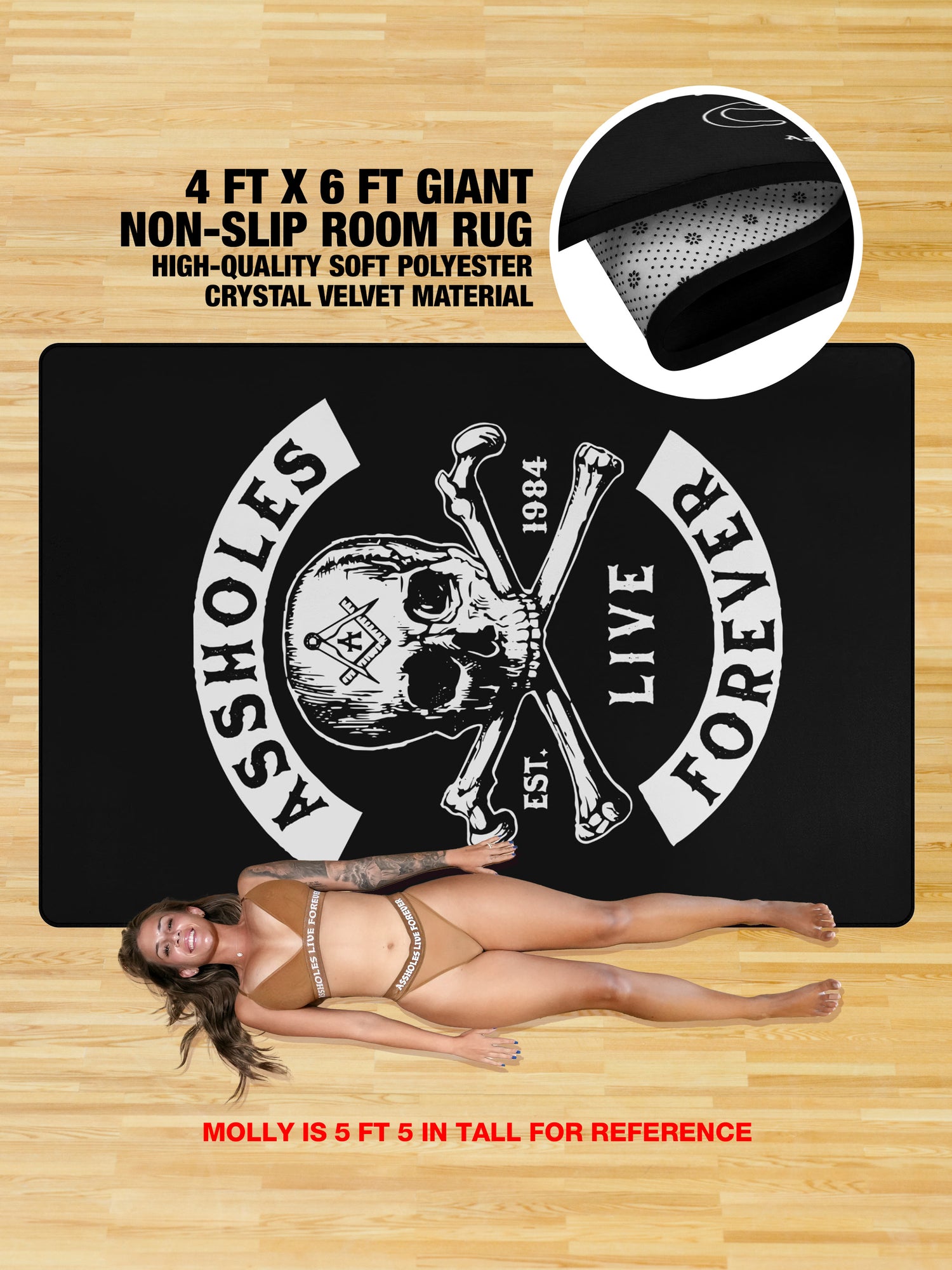 Living Room Carpet Rug - ALF Secret Society