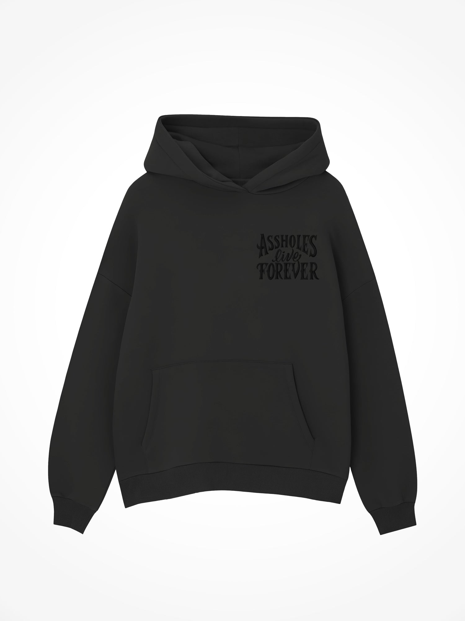 Blackout Alf Web- Black Hoodie