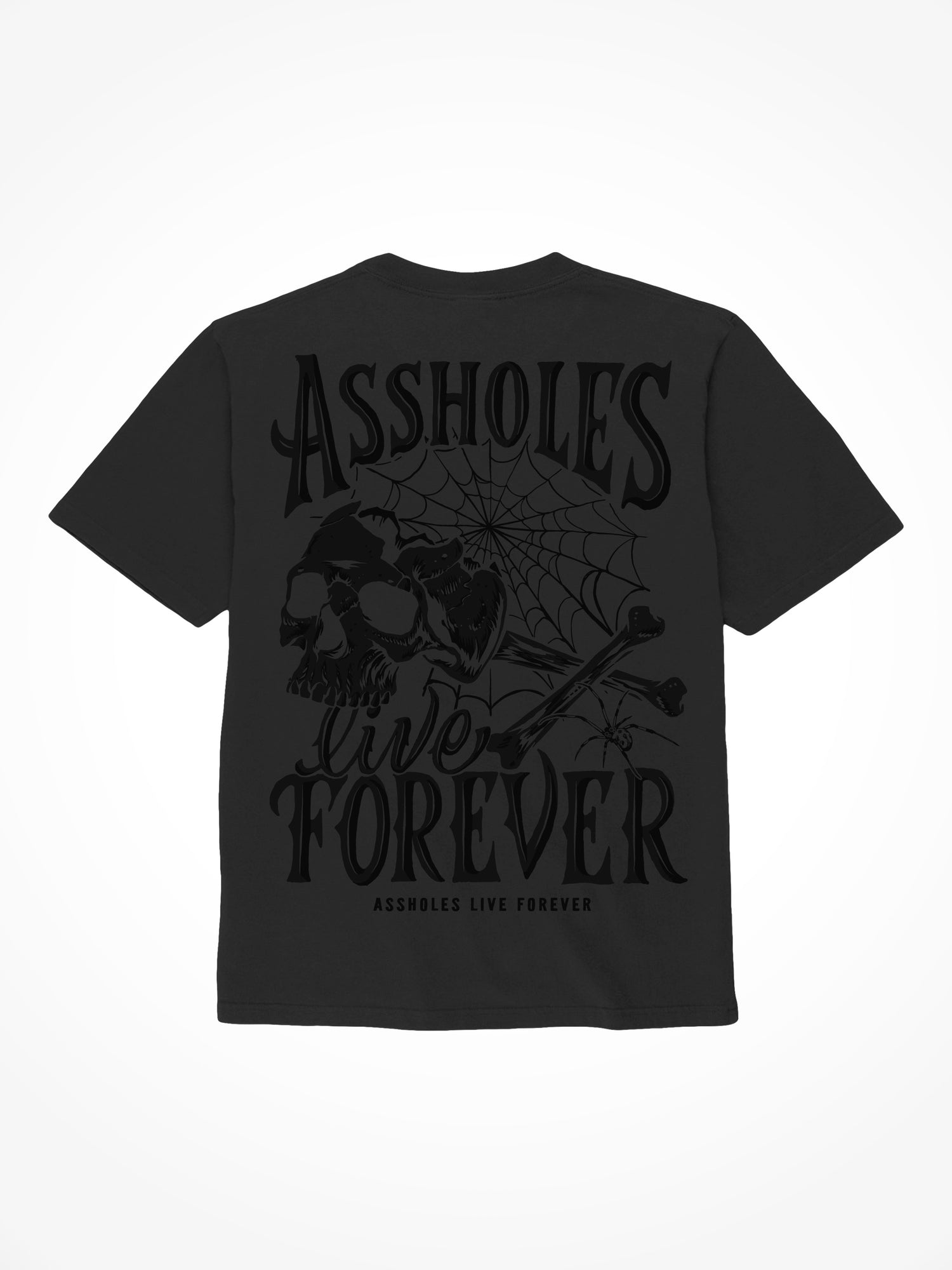 Blackout Alf Web - Black T-Shirt