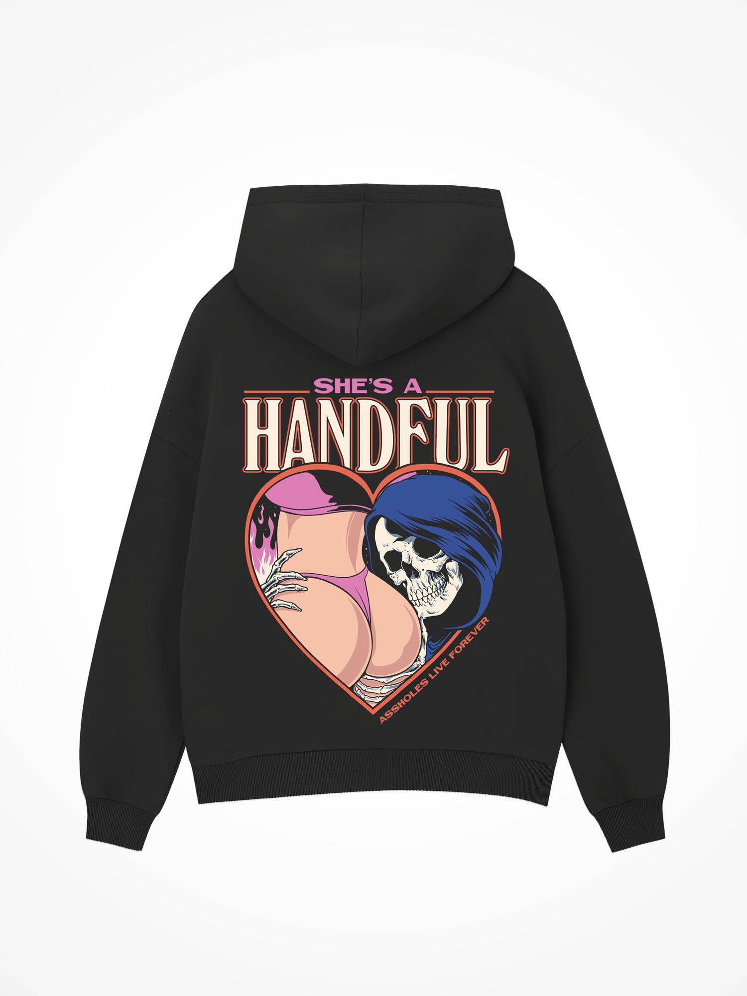 She’s a Handful Reaper - Black Hoodie