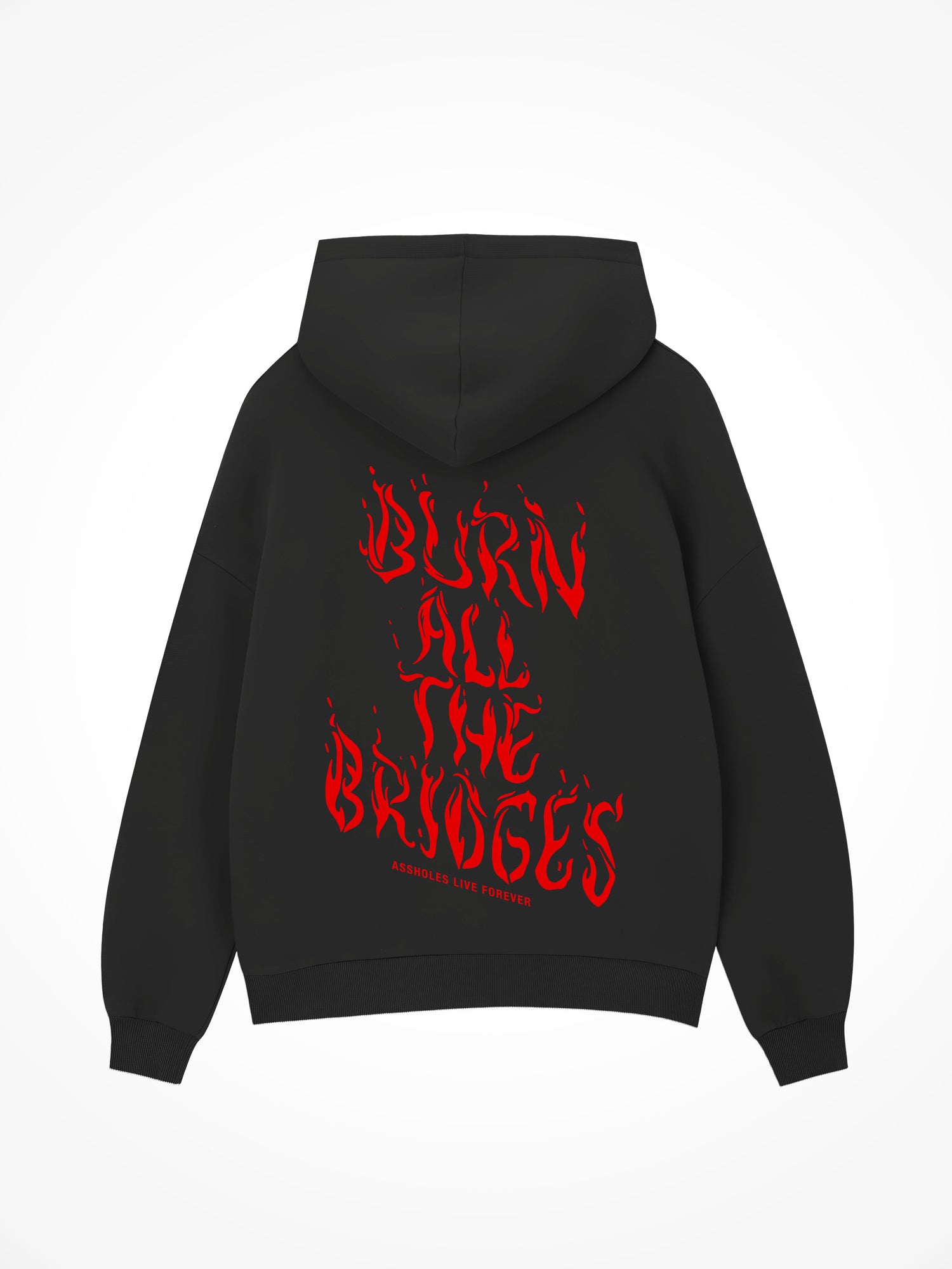 Burn all the Bridges - Black Hoodie