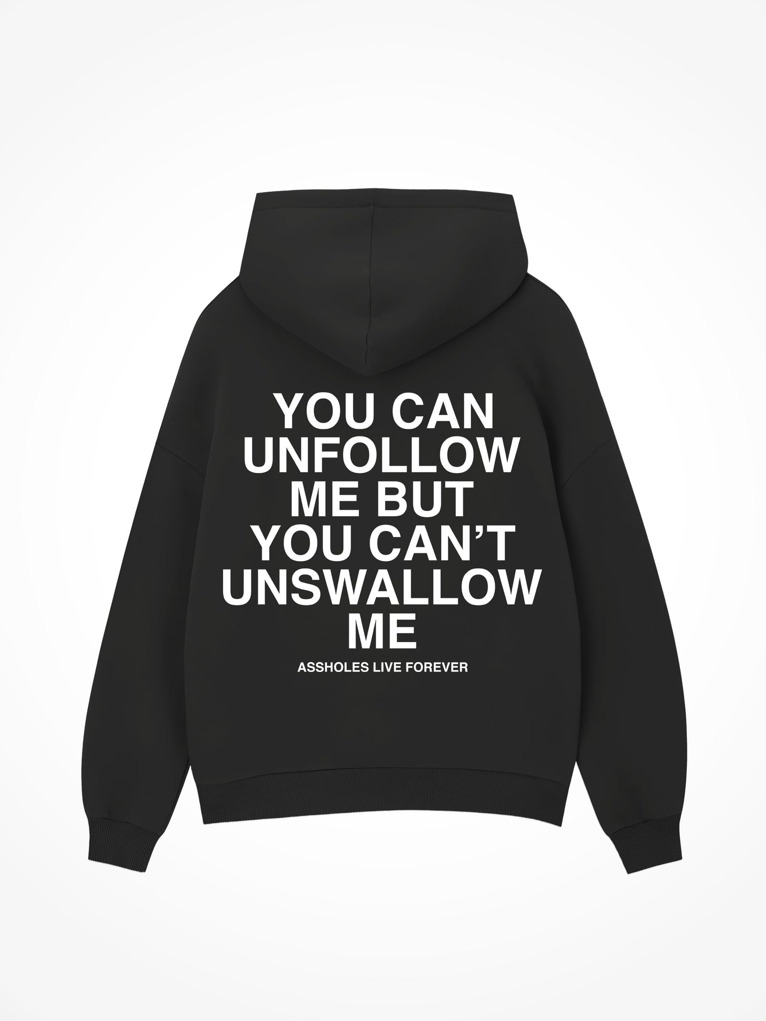 Unfollow Me - Black Hoodie