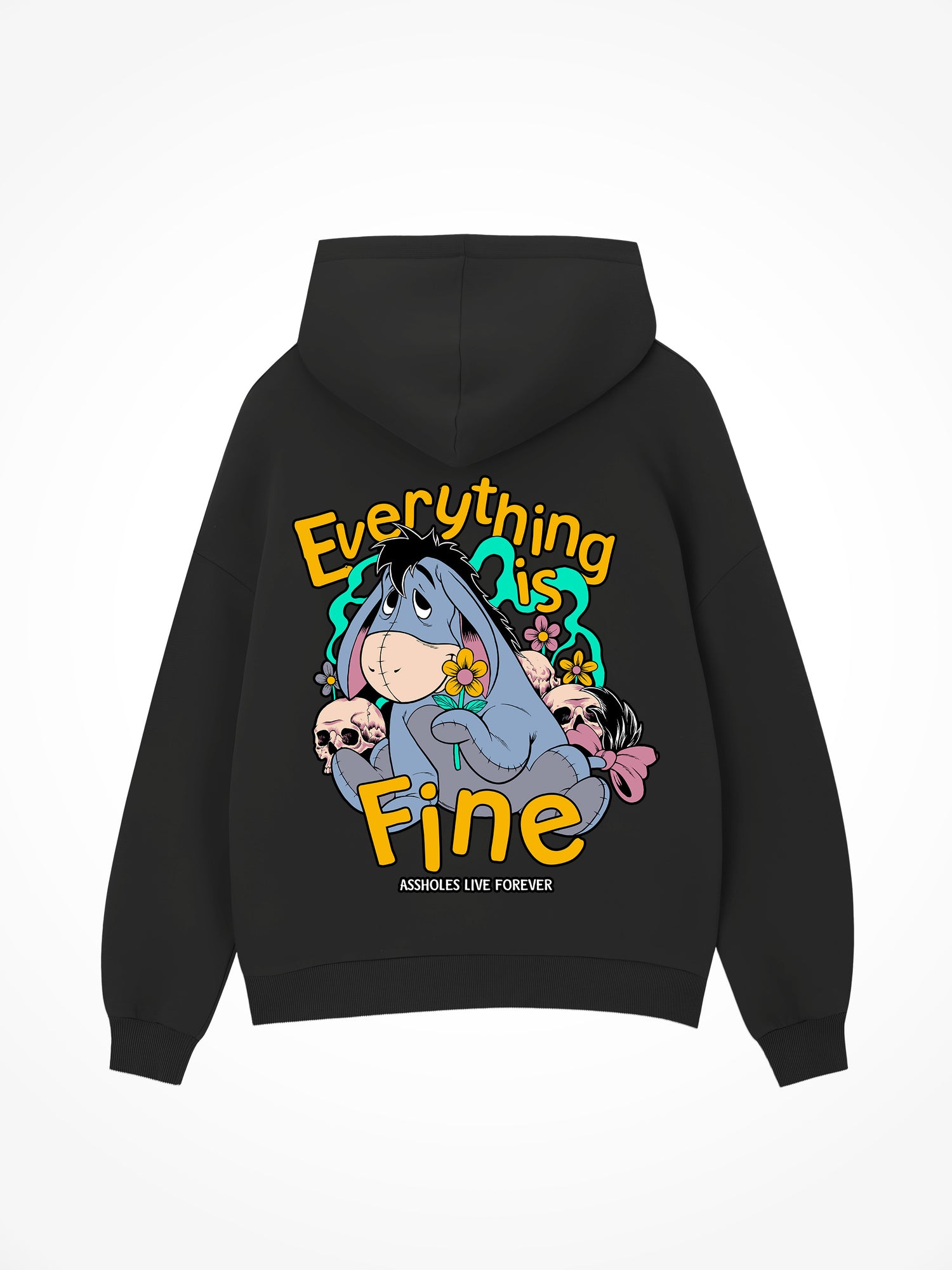 Everything is Fine - Black Hoodie