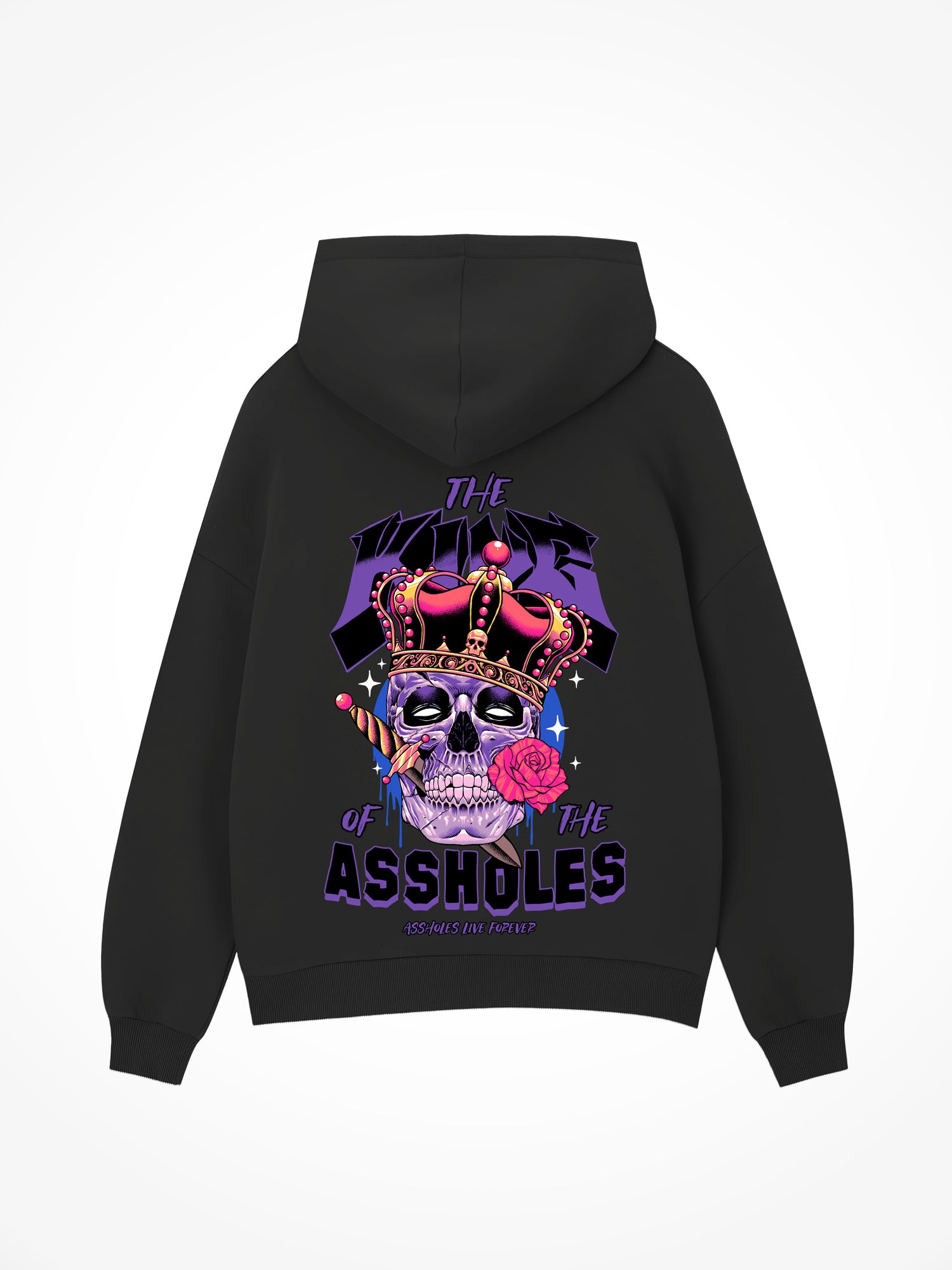The King Of The Assholes - Black Hoodie