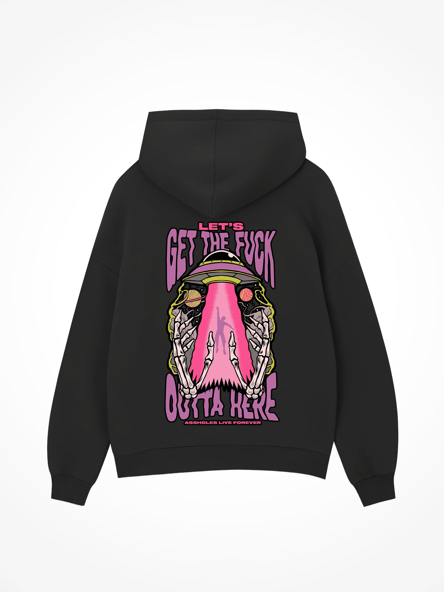 Let’s Get the Fuck Outta Here - Black Hoodie