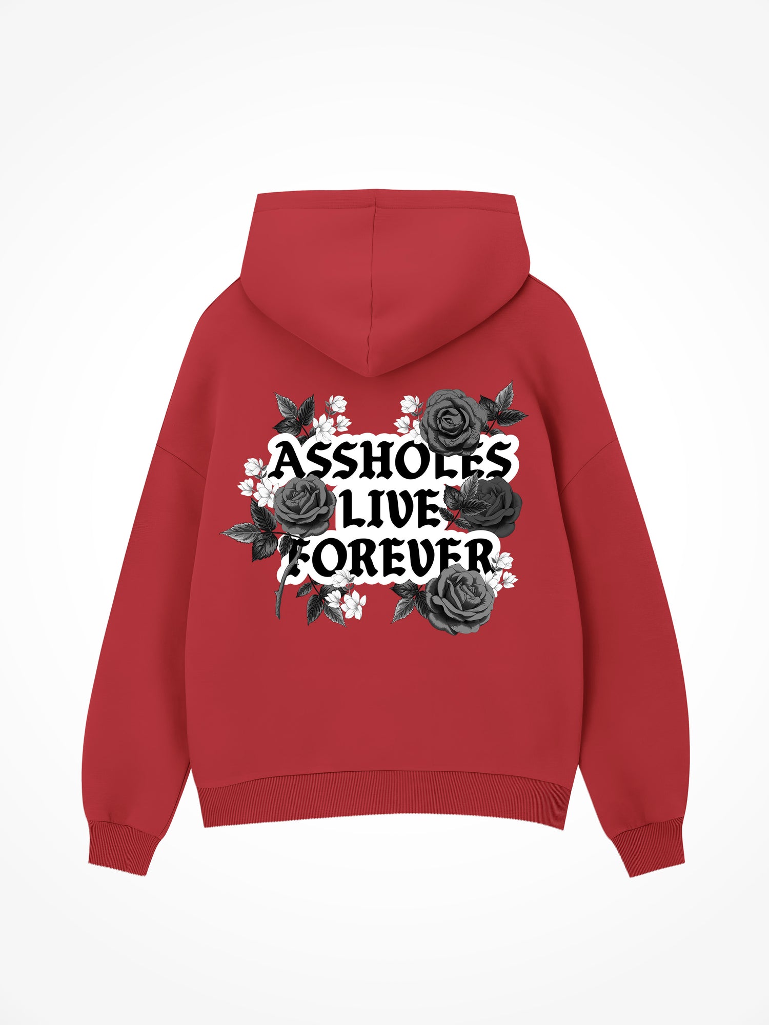 ALF Black Roses - Red Hoodie