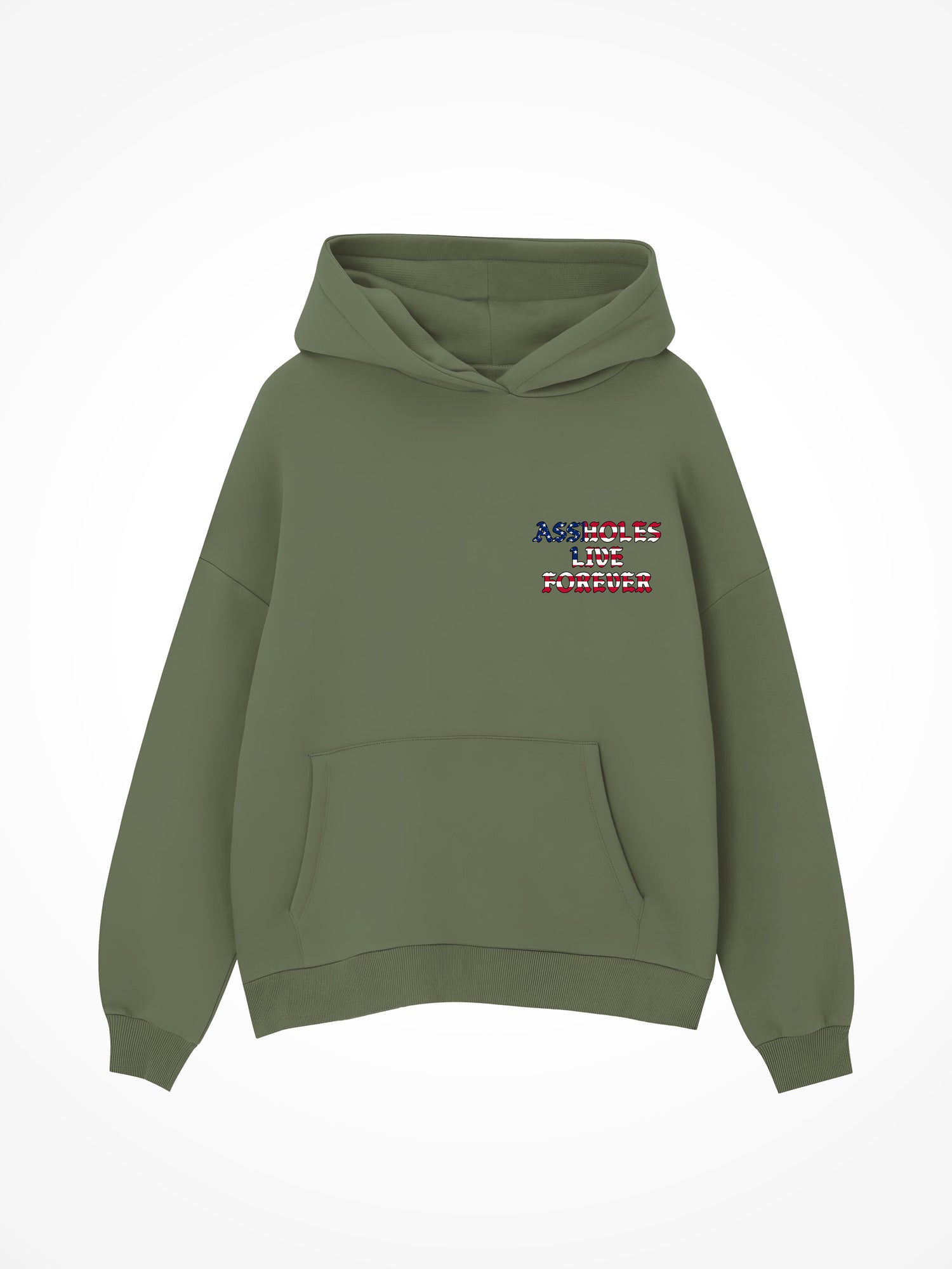 ALF Flag - Military Green Hoodie