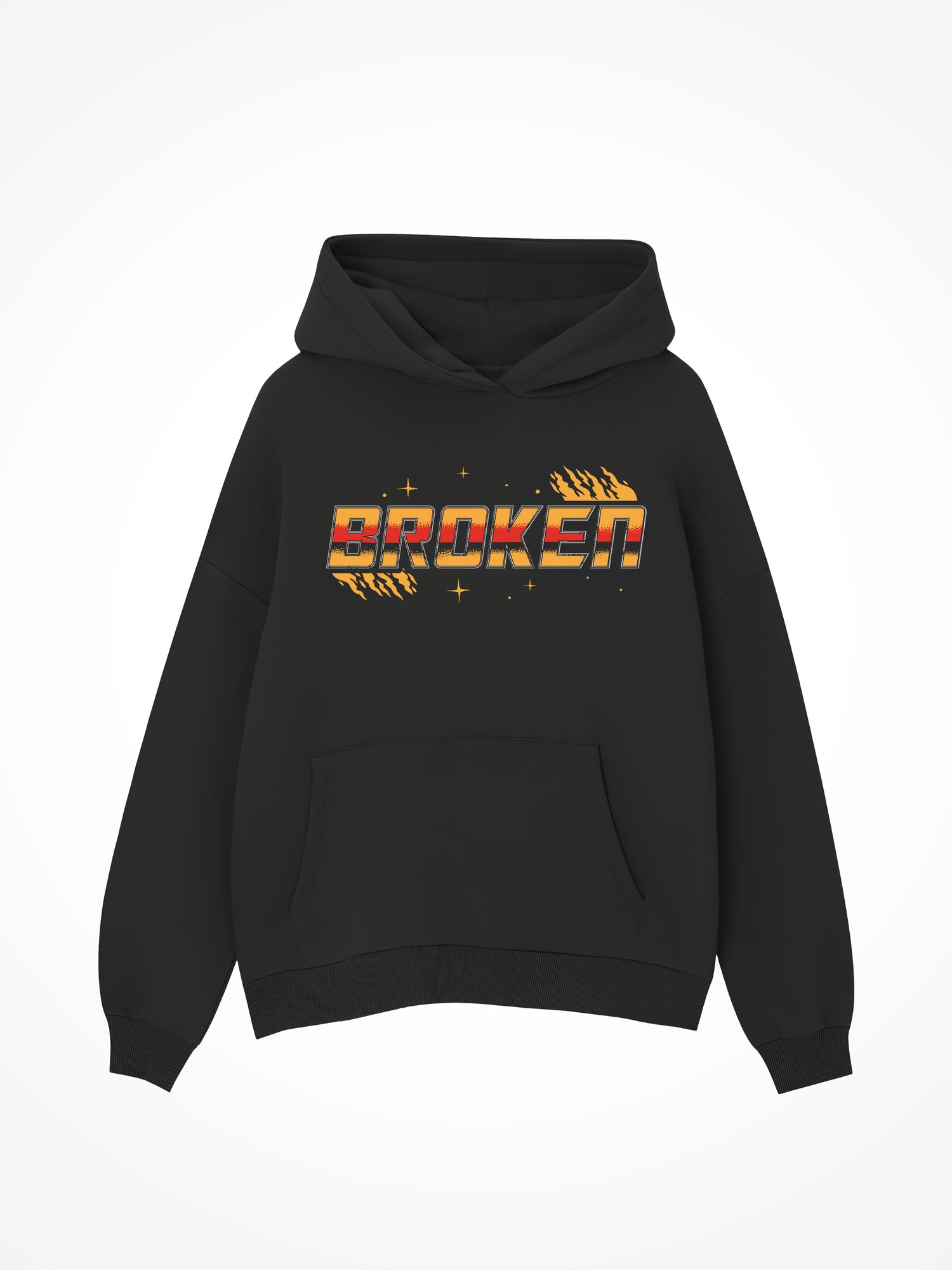 Broken - Black Hoodie