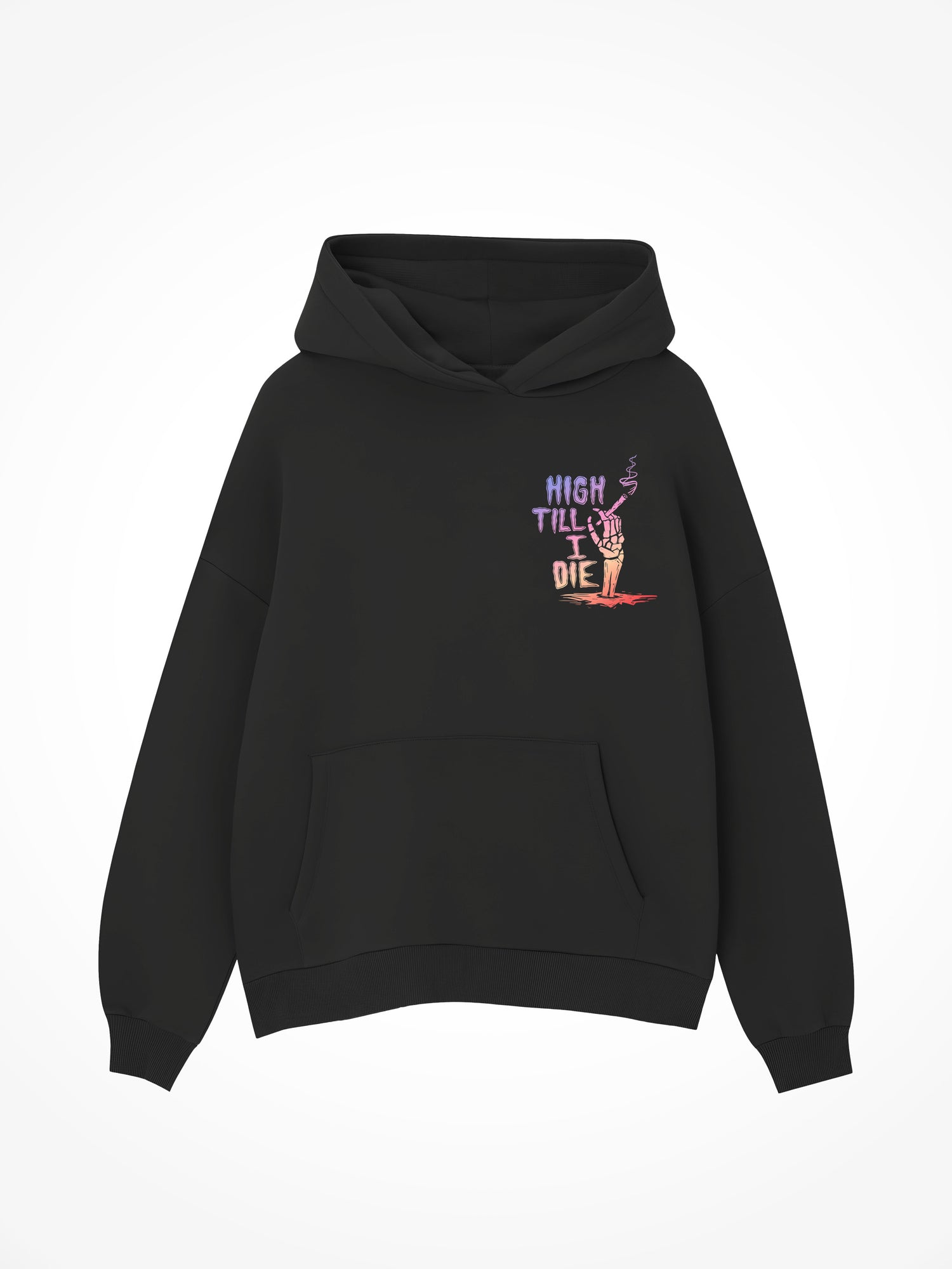 High Till I Die Gradient - Black Hoodie