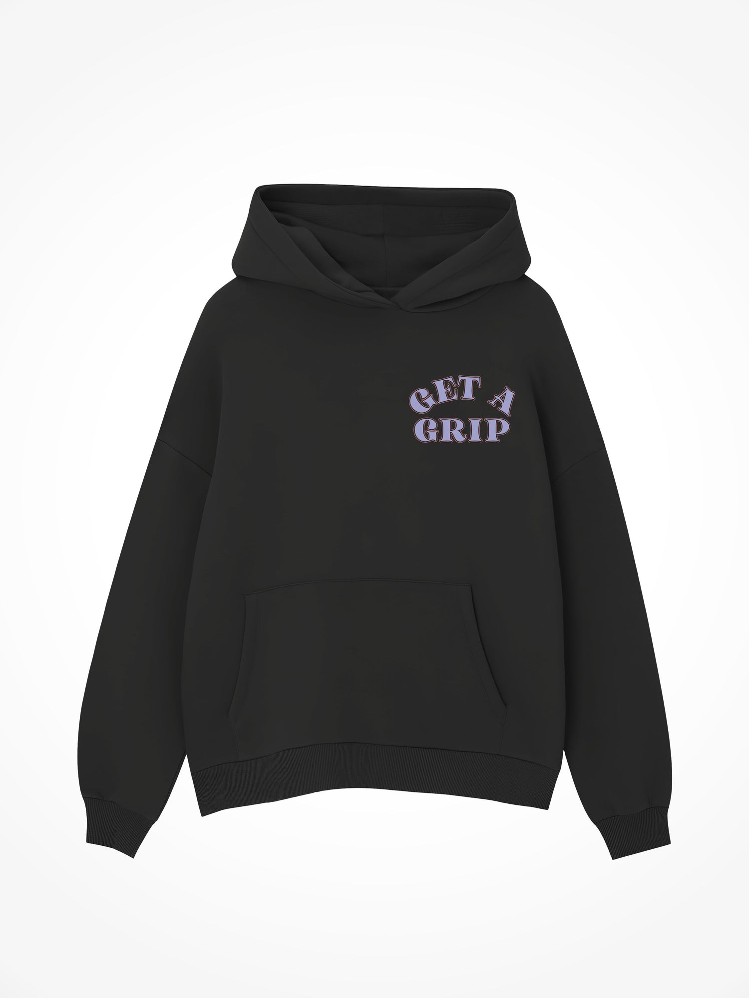 Get a Grip Skull - Black Hoodie