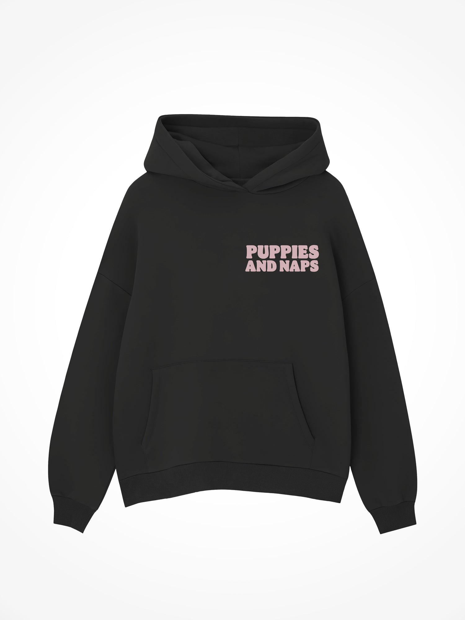 Puppies and Naps - Black Hoodie