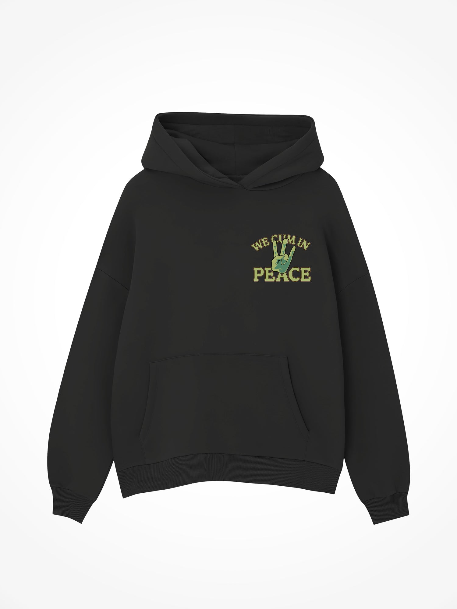 Cum in Peace - Black Hoodie