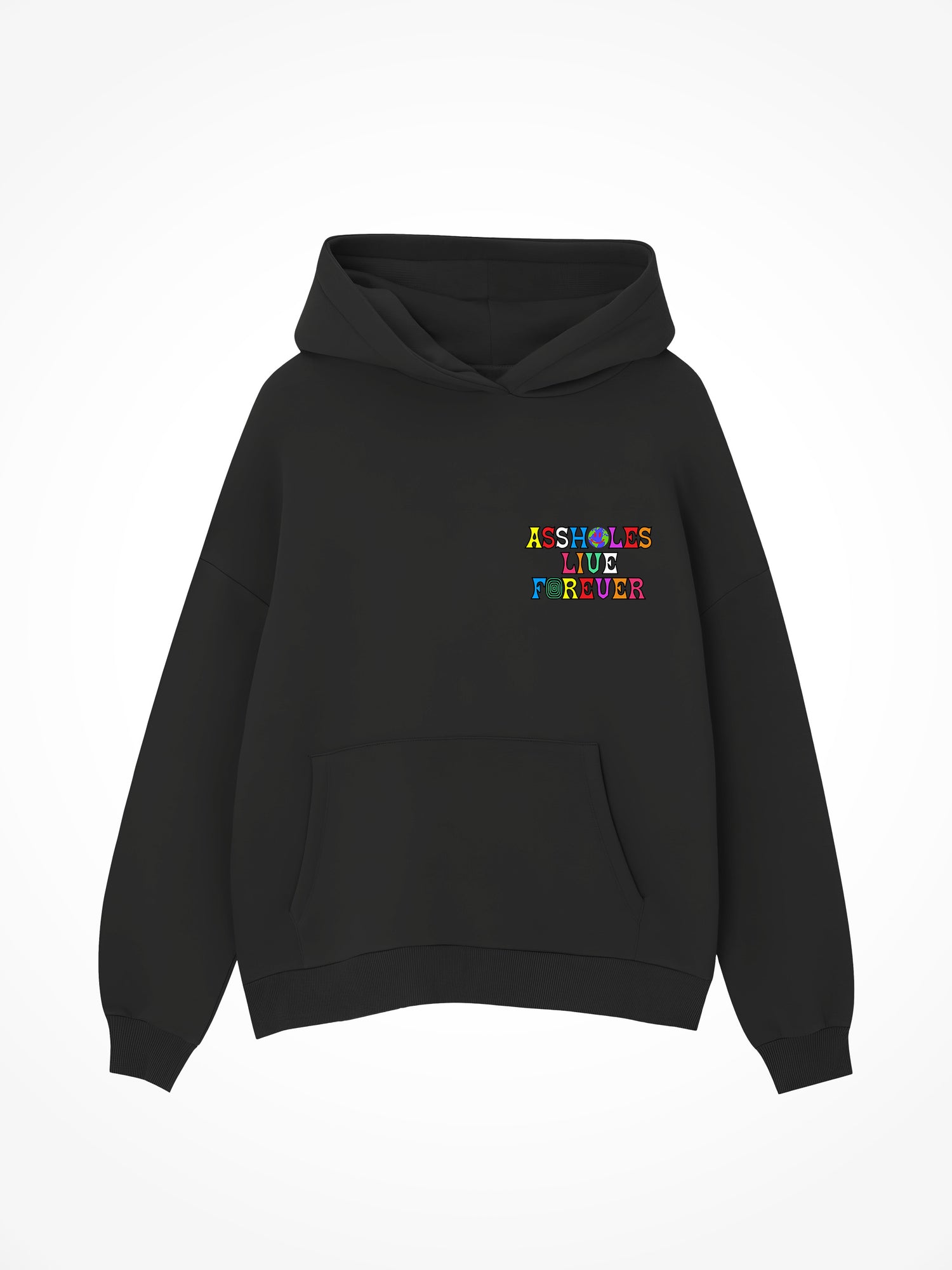 Asshole World - Black Hoodie