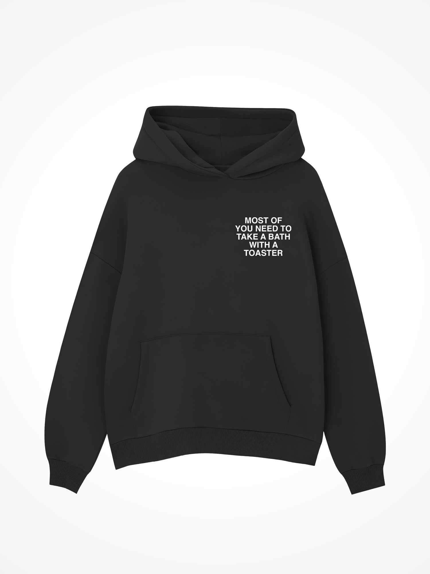 Bath With A Toaster - Black Hoodie