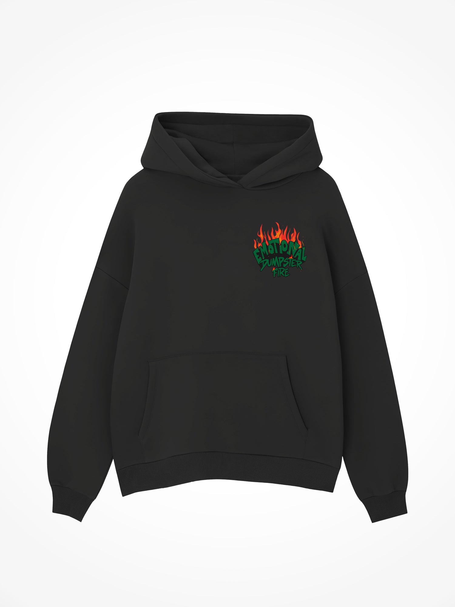 Emotional Dumpster Fire - Black Hoodie