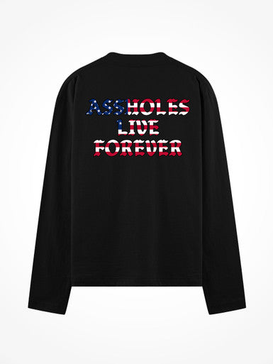 ALF Flag - Black Long Sleeve Tee