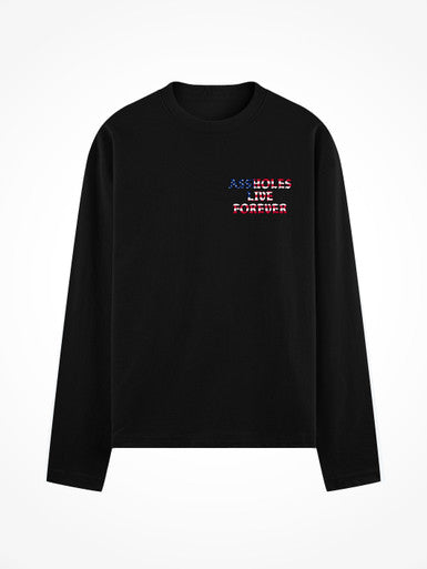 ALF Flag - Black Long Sleeve Tee