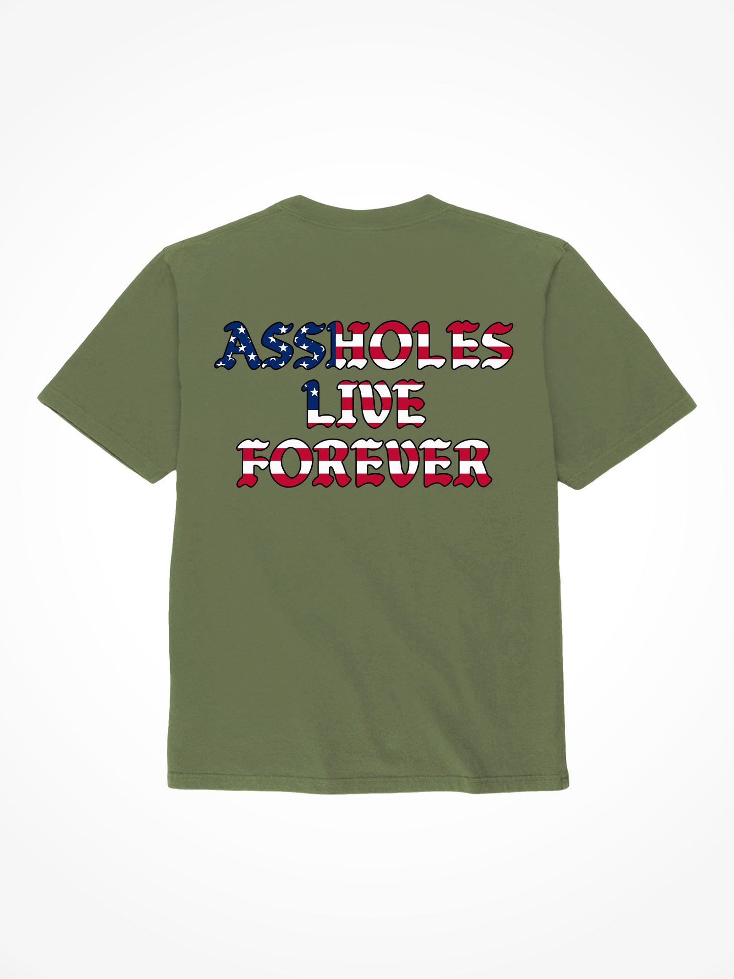 ALF Flag - Military Green T-Shirt
