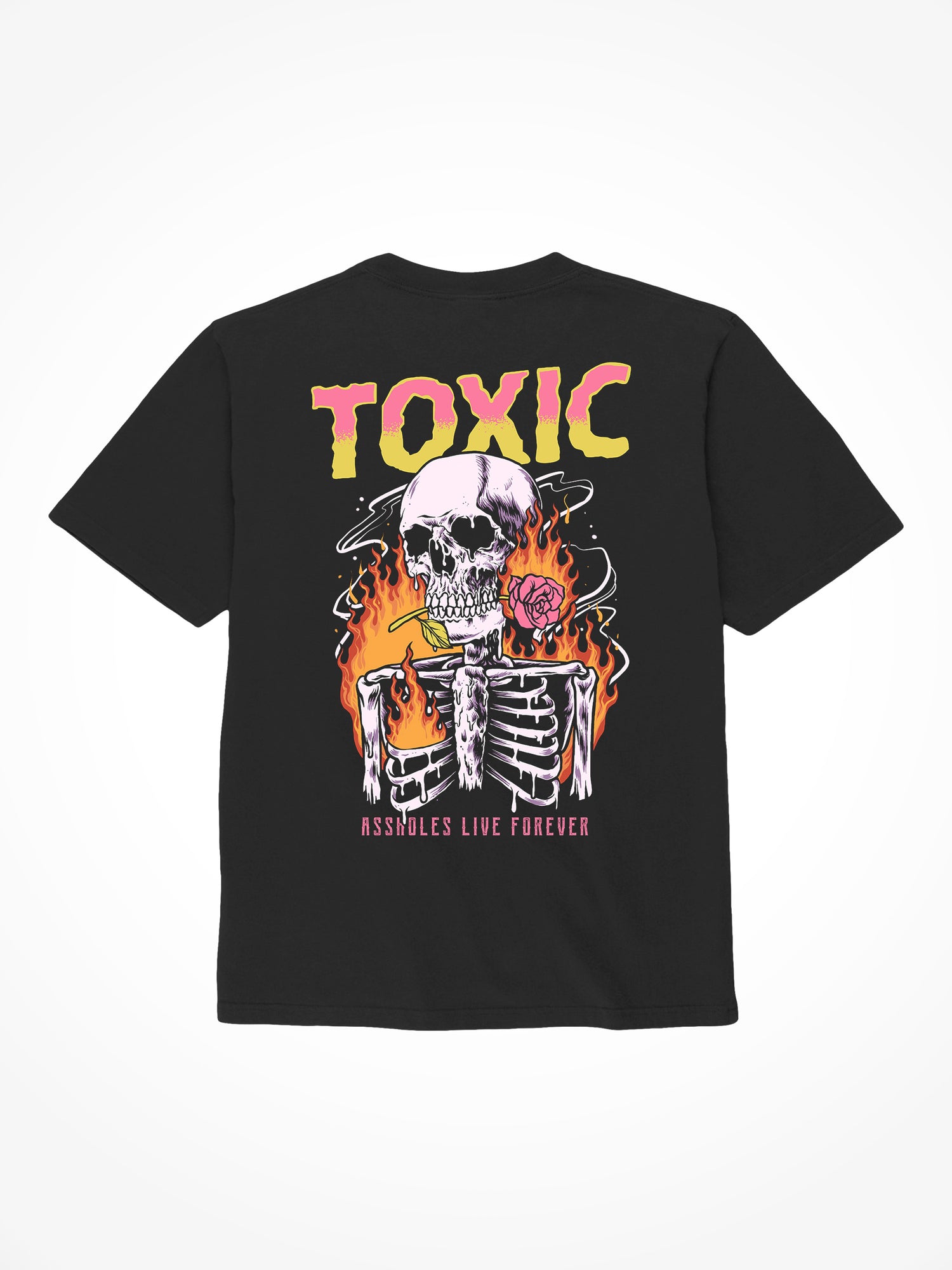 Toxic Skull - Black T-Shirt