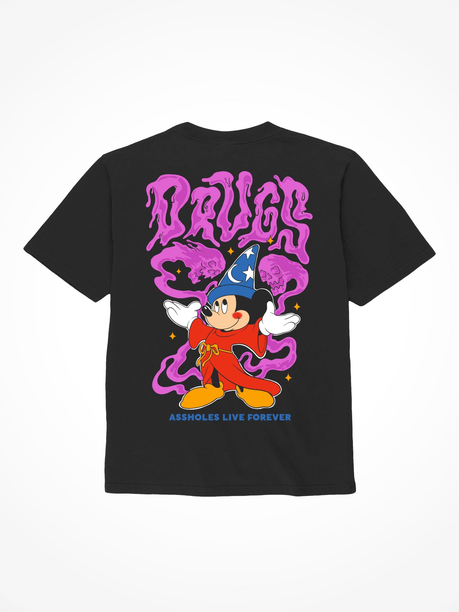 Drugs x Mickey - Black T-Shirt