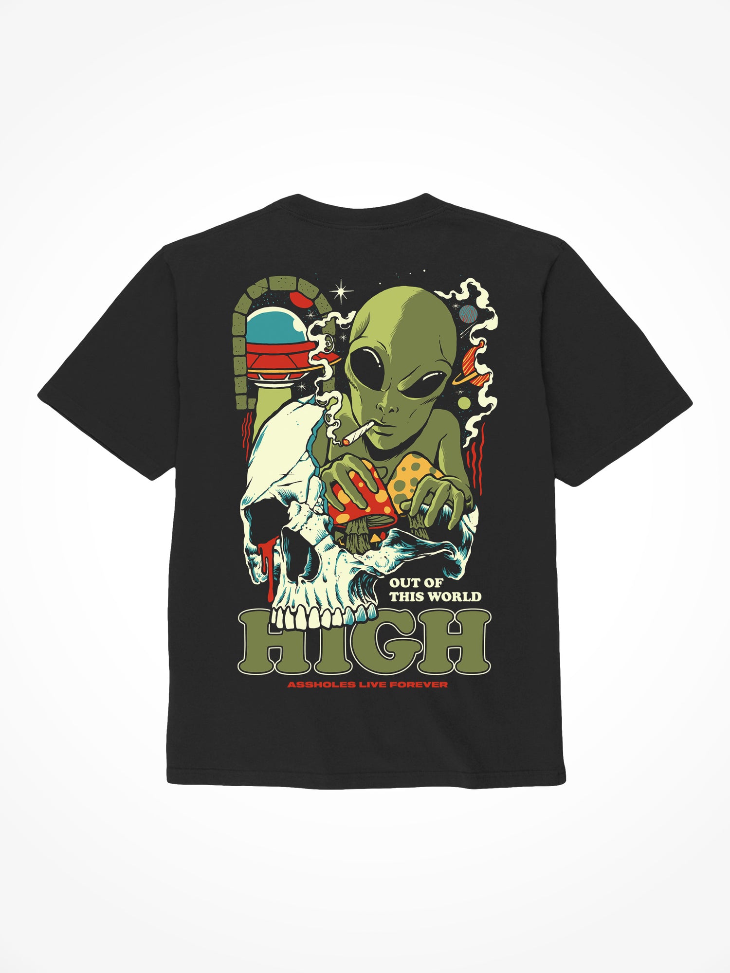 Out of This World High - Black T-Shirt