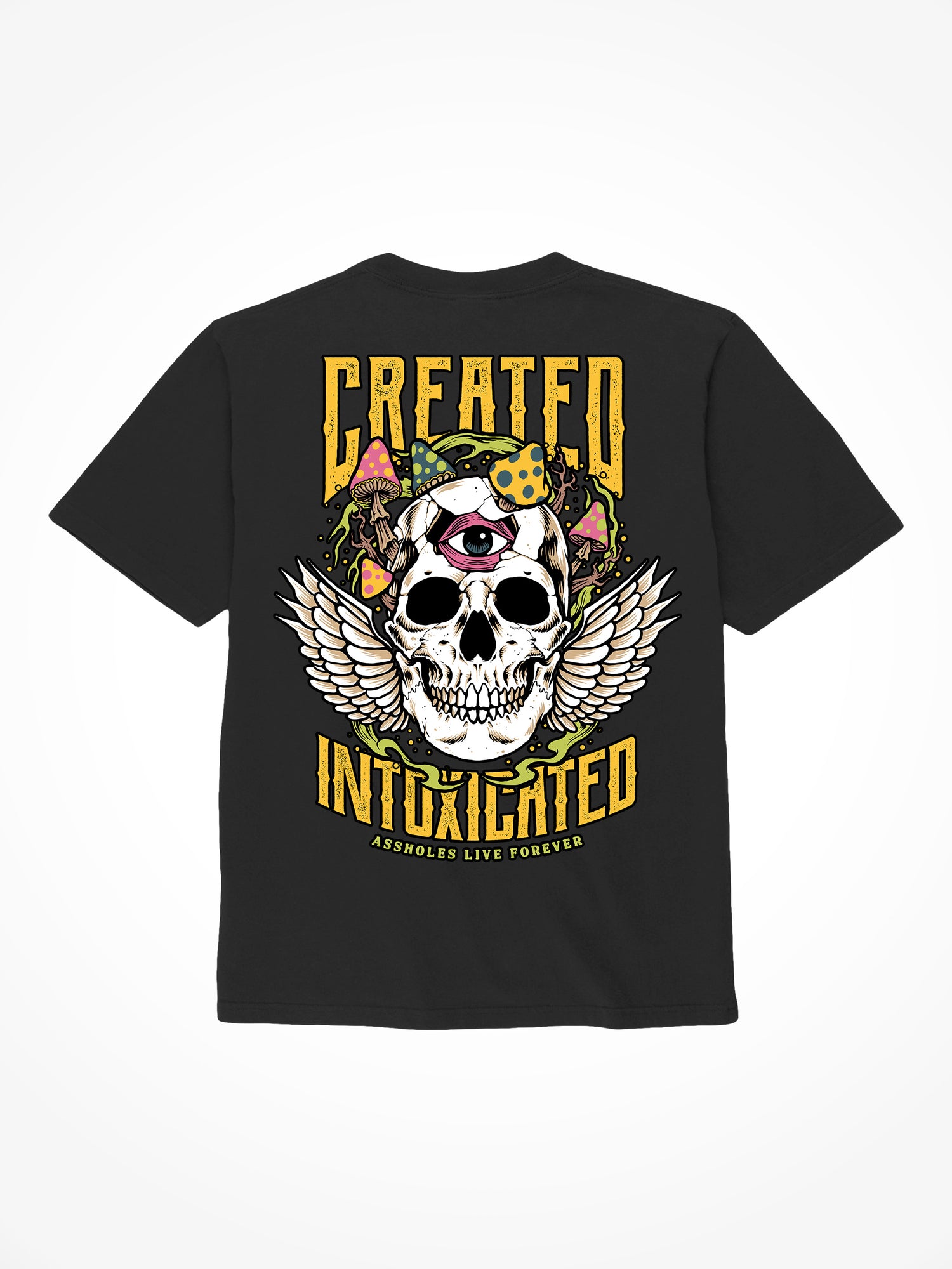 Created Intoxicated - Black T-Shirt