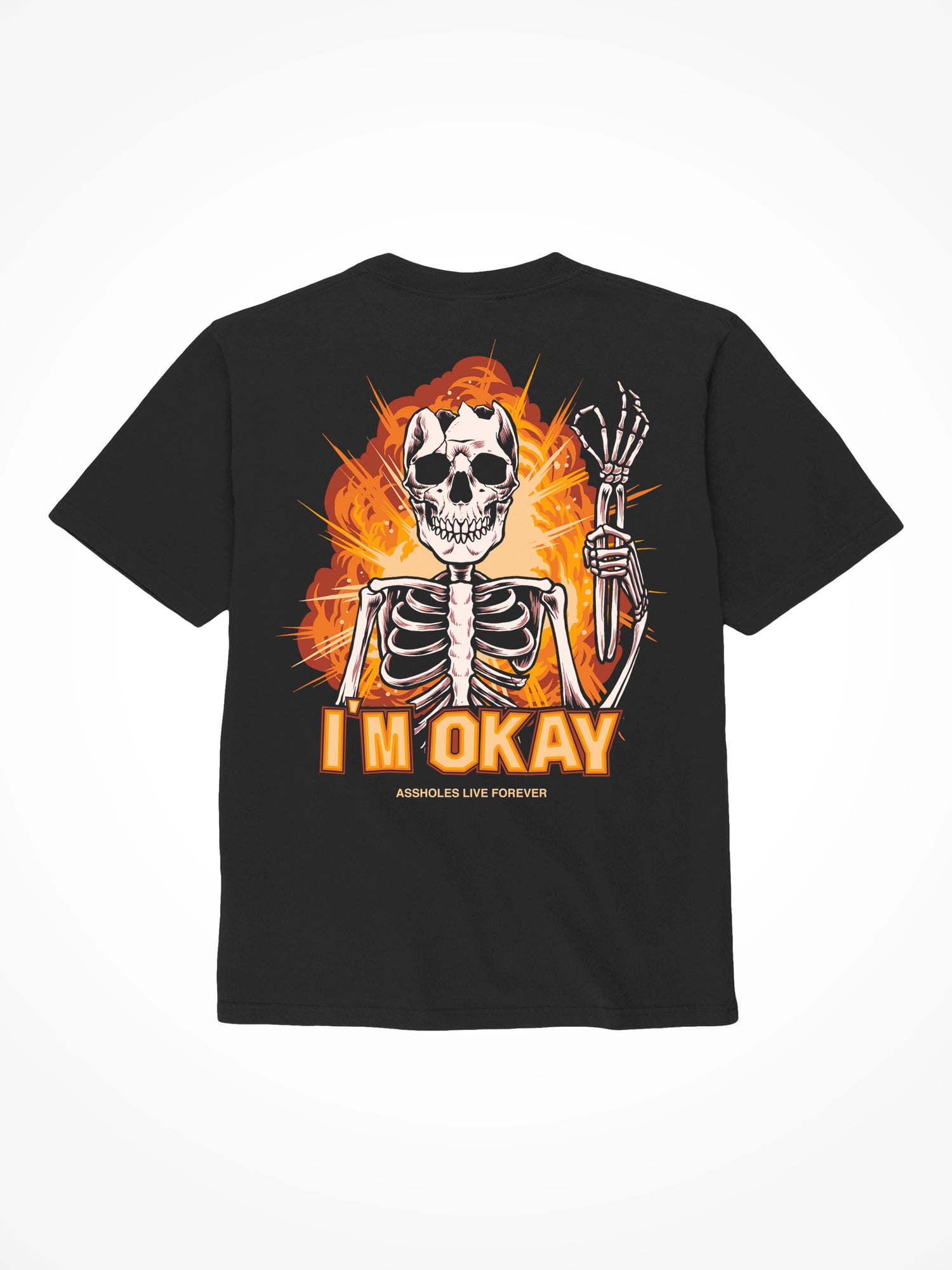 I’m Okay - Black T-Shirt