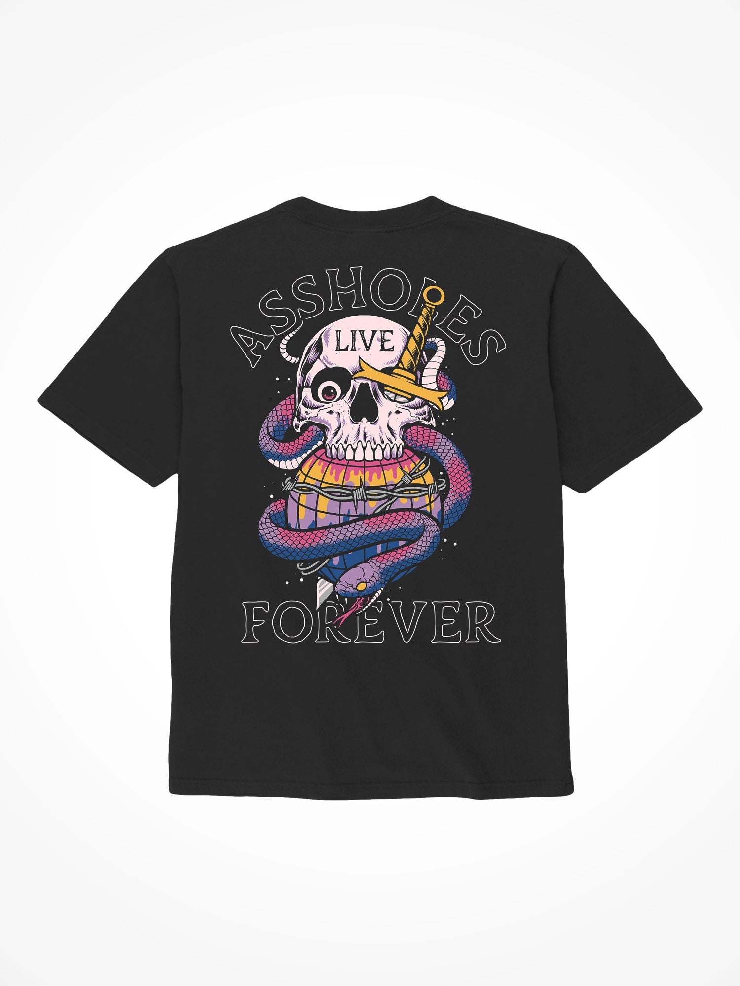 ALF Skull Dagger - Black T-Shirt