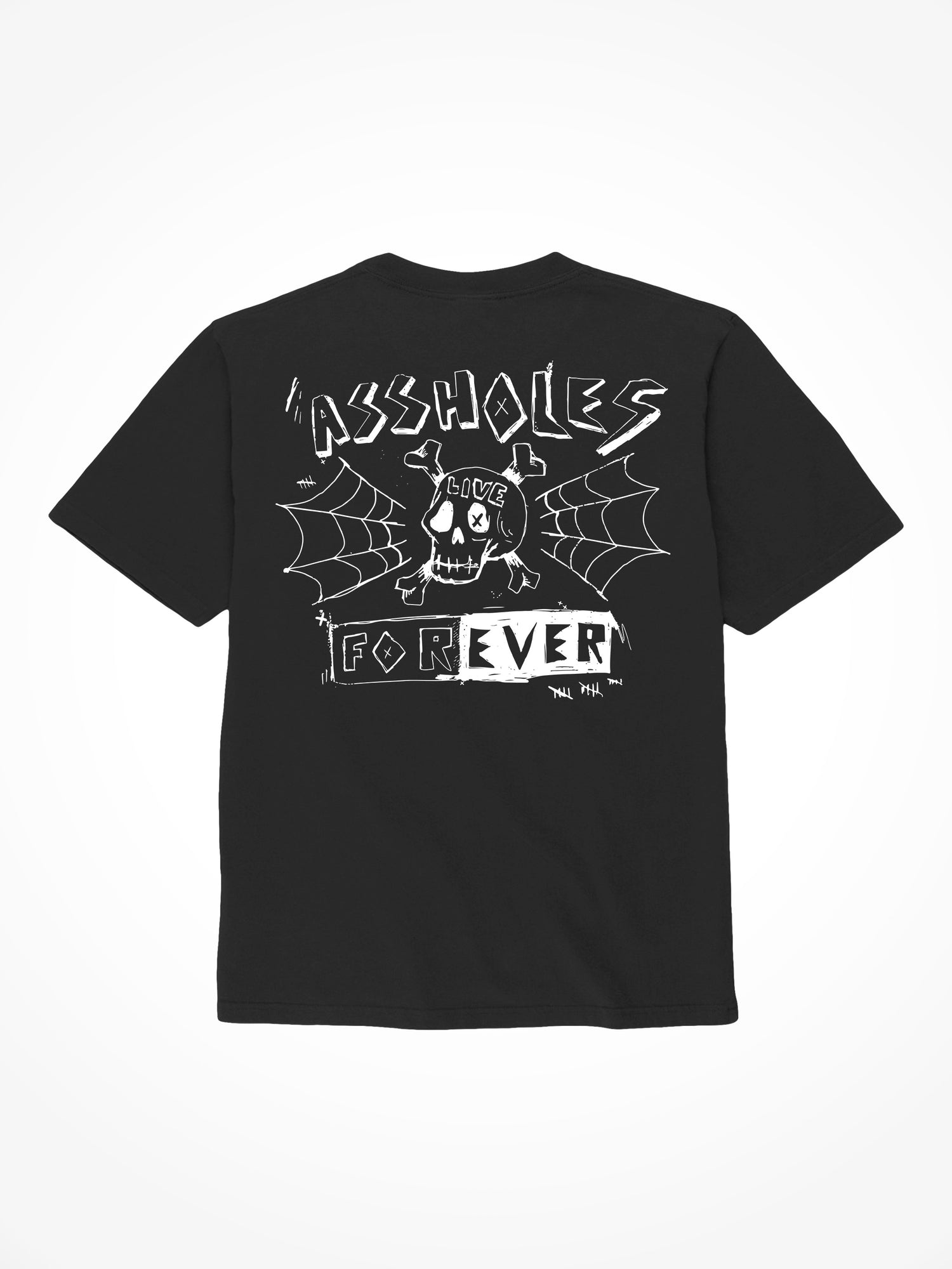 ALF Crossbone Web - Black T-Shirt