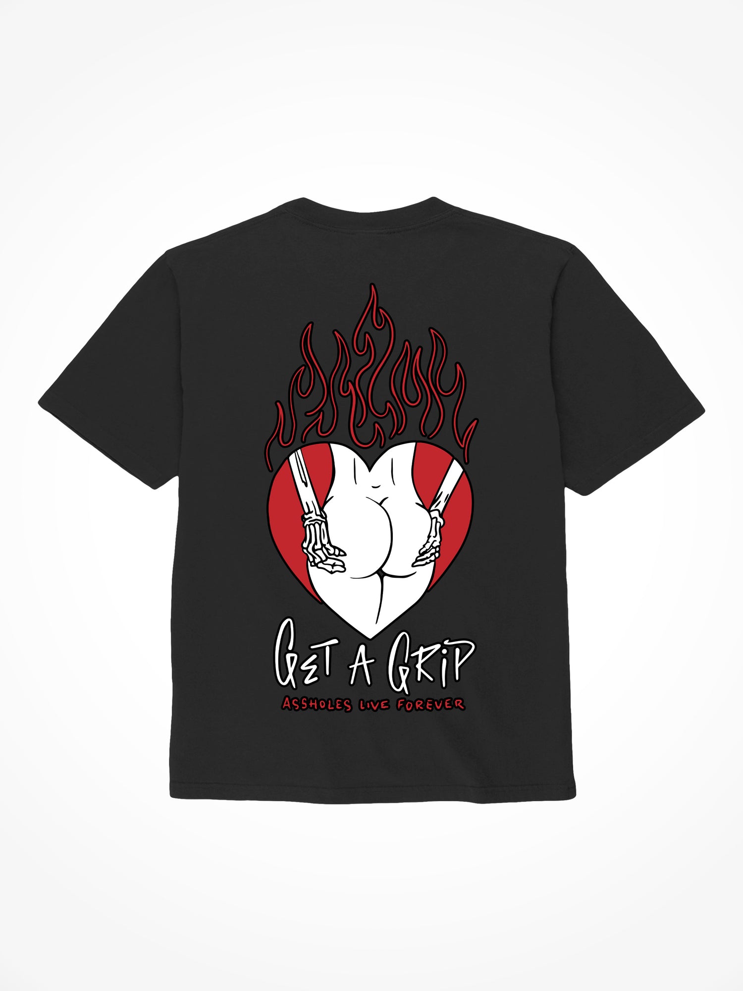 Get a Grip - Black T-Shirt