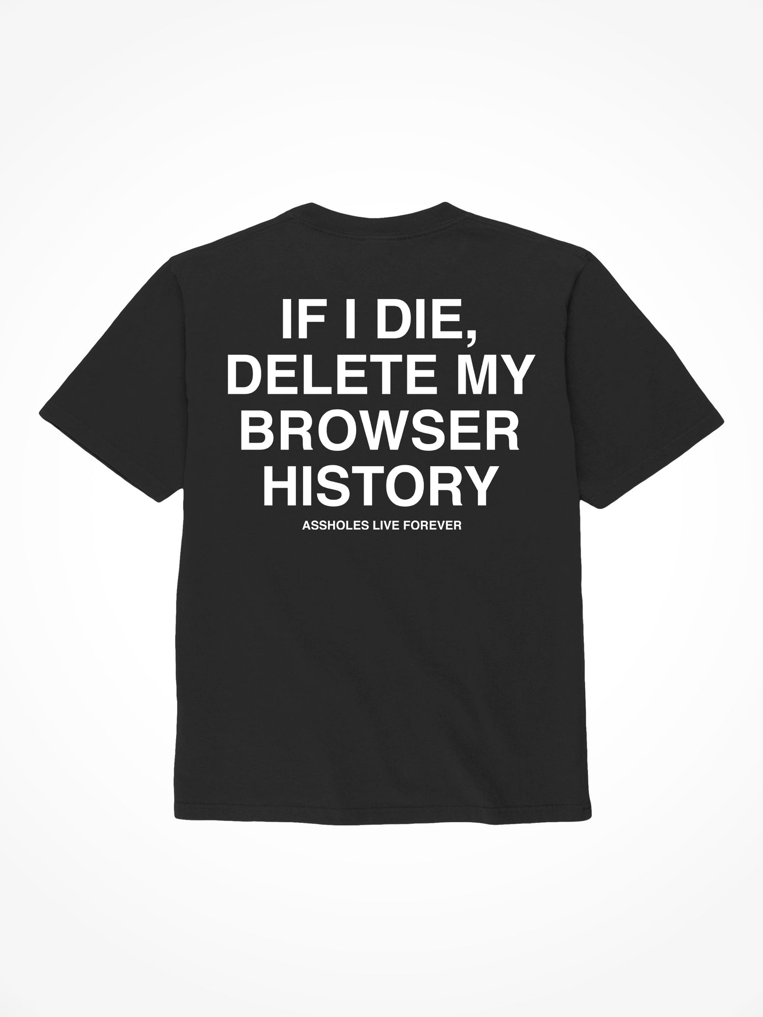 Browser History - Black T-Shirt
