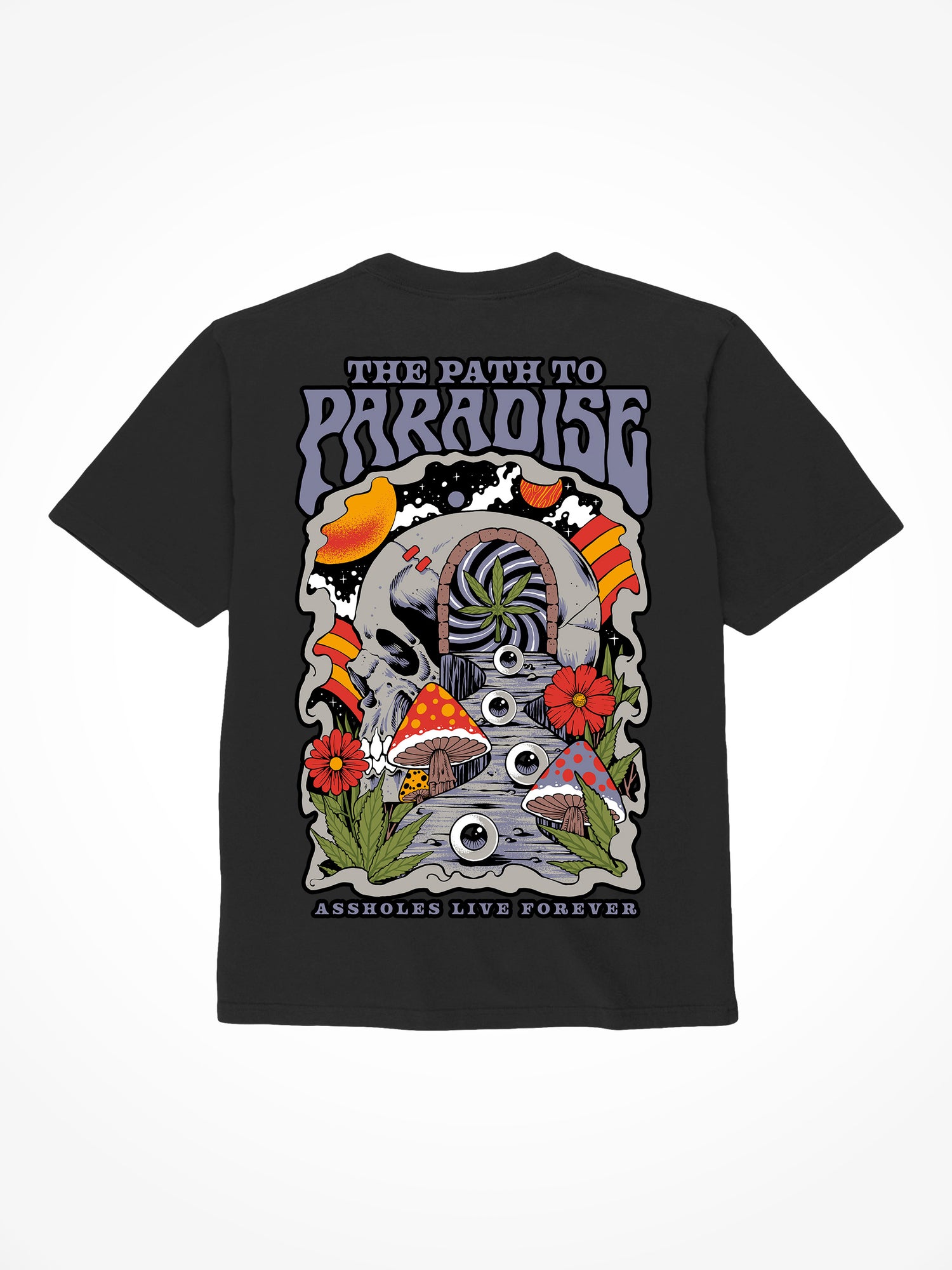 Path to Paradise - Black T-Shirt