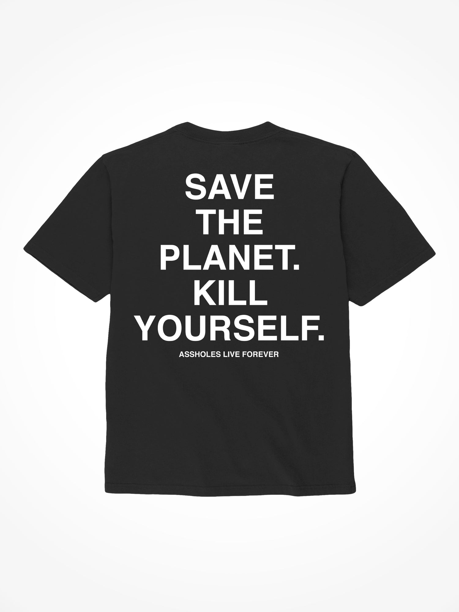Save the Planet - Black T-Shirt