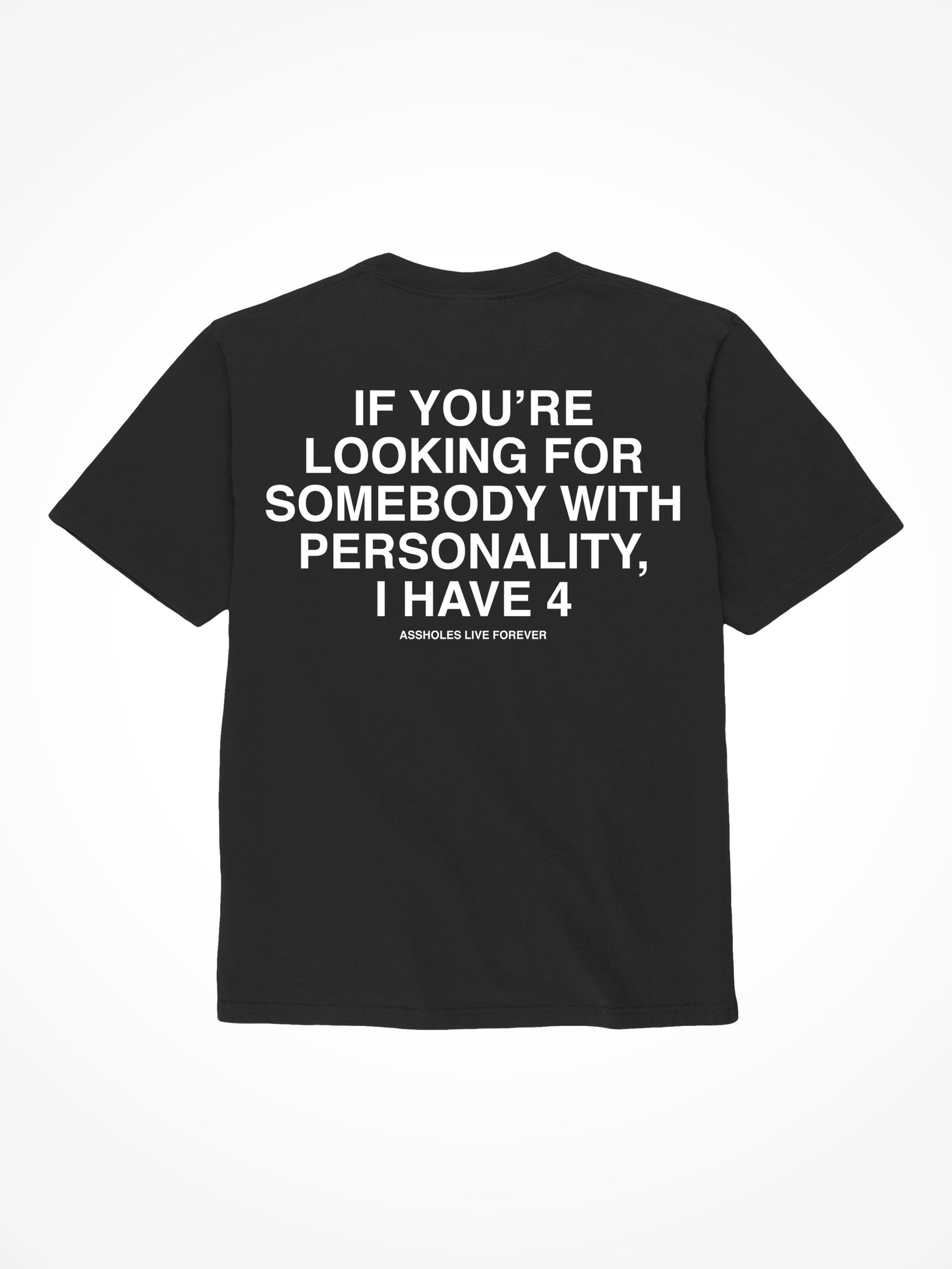 Four Personalities - Black T-Shirt