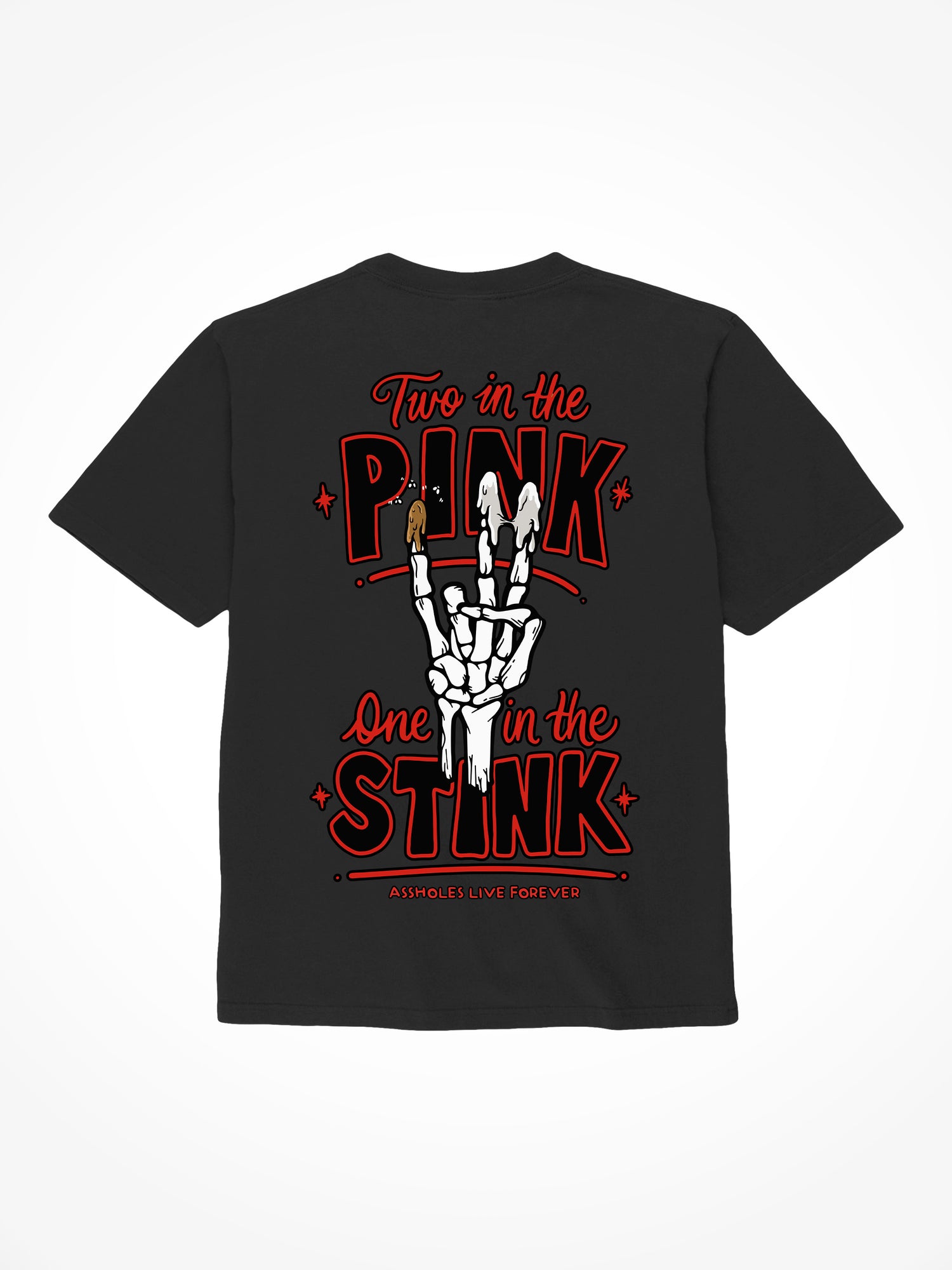 Two In The Pink - Black T-Shirt