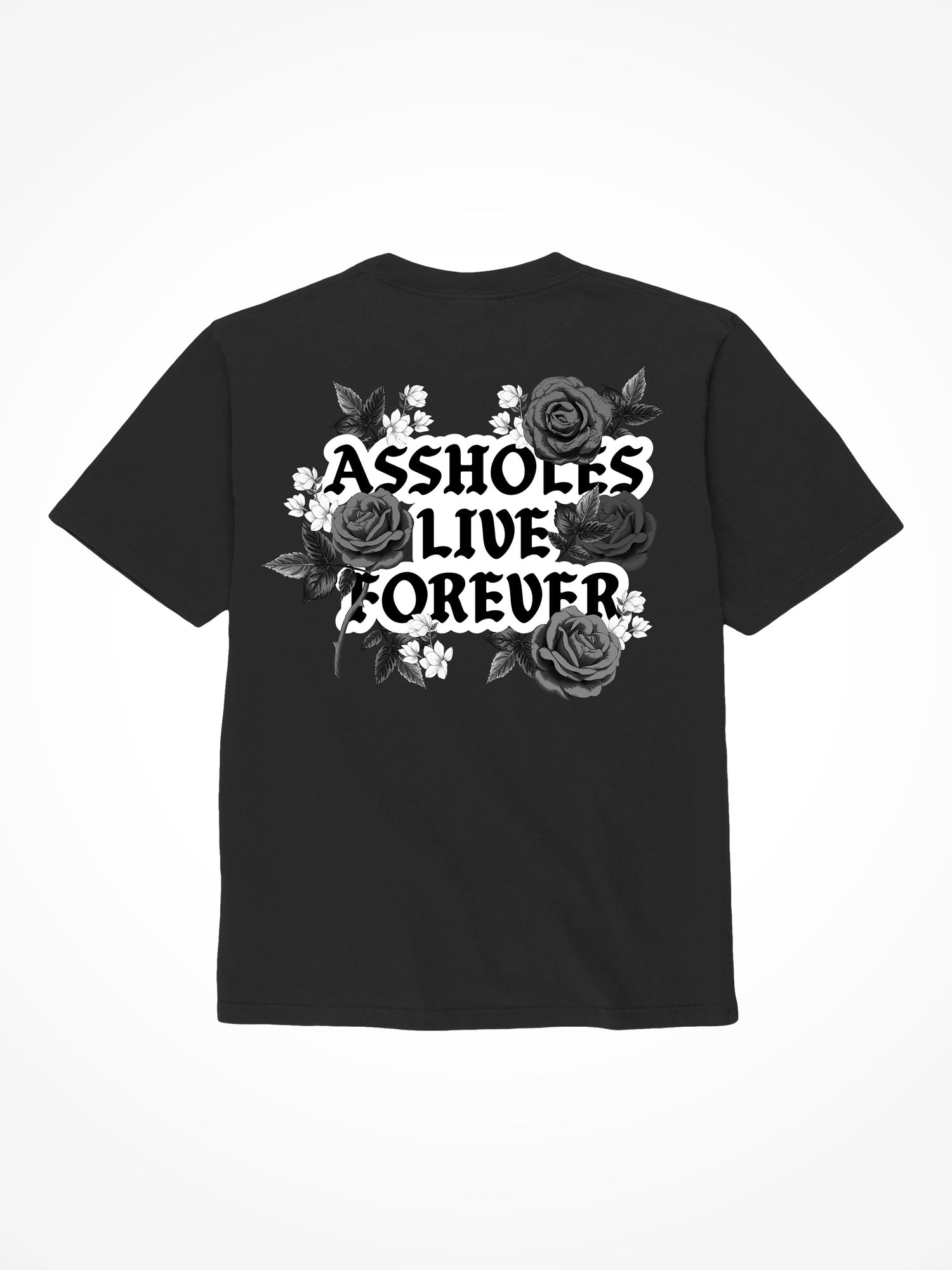 ALF Black Roses - Black T-Shirt