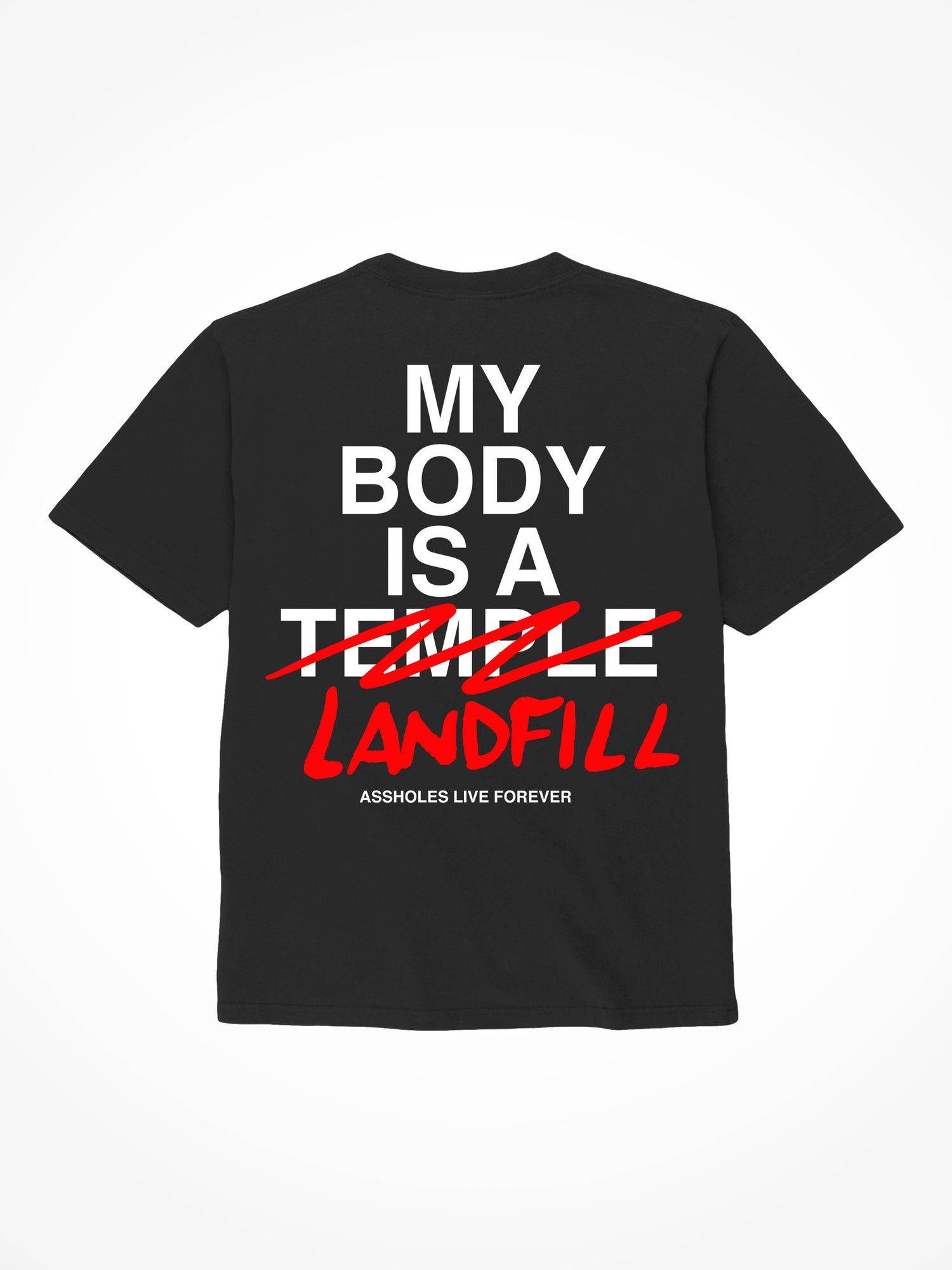 My Body is a Landfill - Black T-Shirt