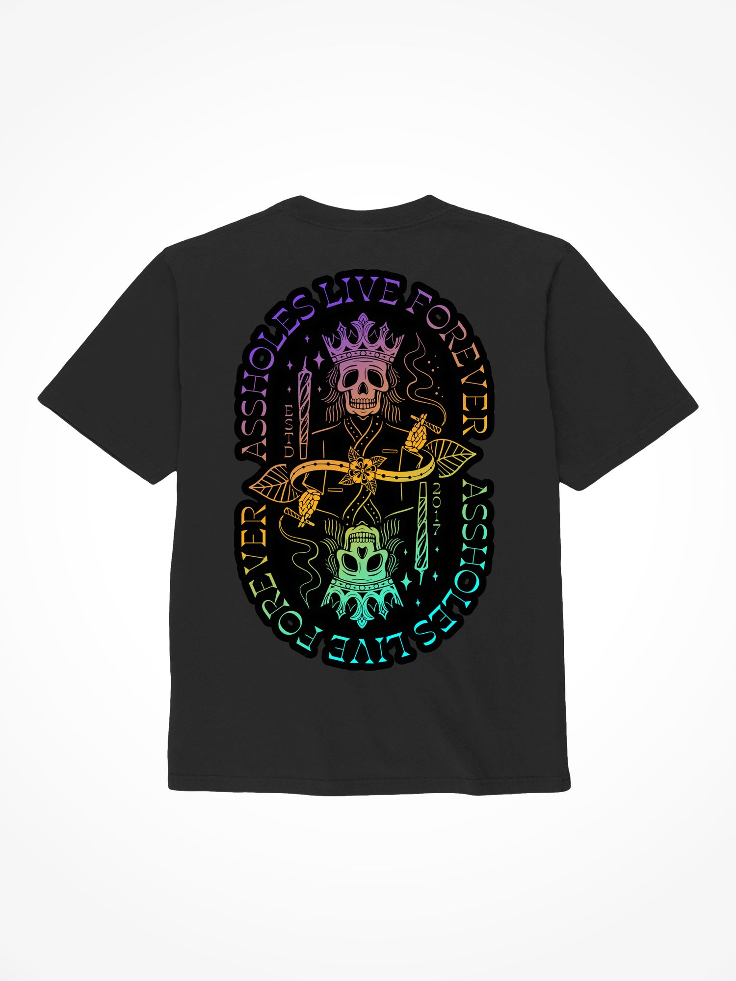 King Of Assholes - Black T-Shirt