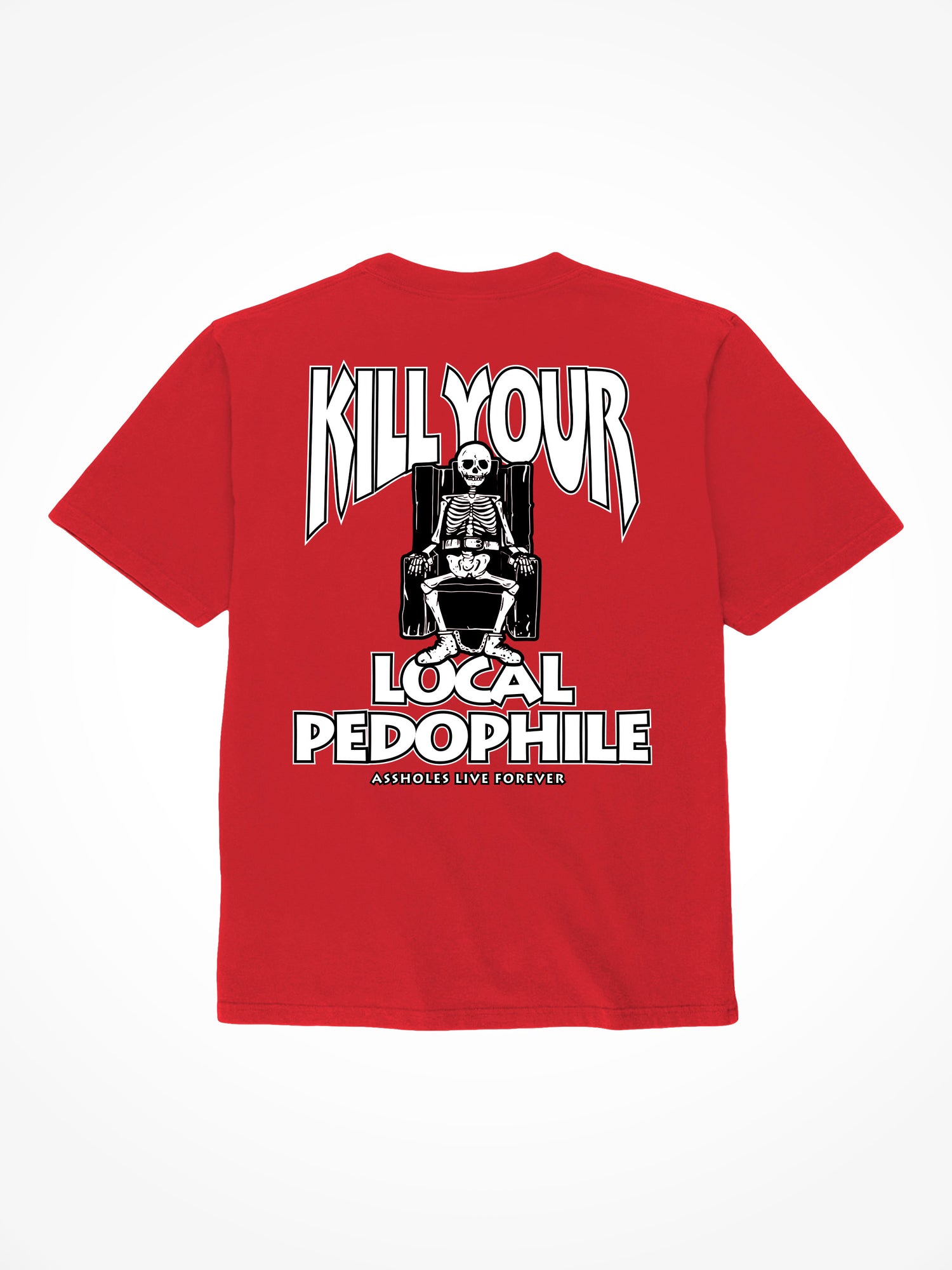 Death Row Pedophile - Red T-Shirt
