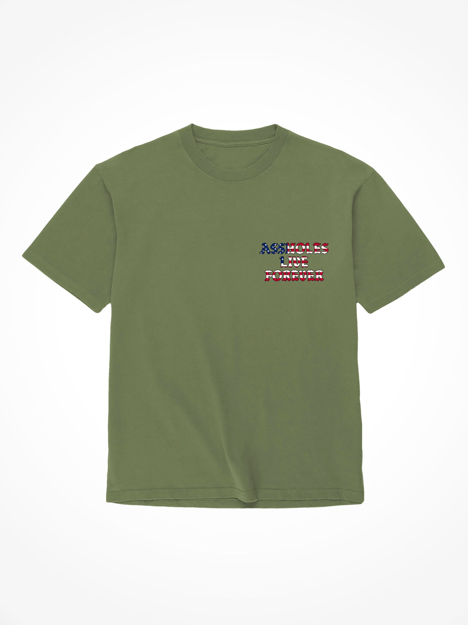 ALF Flag - Military Green T-Shirt